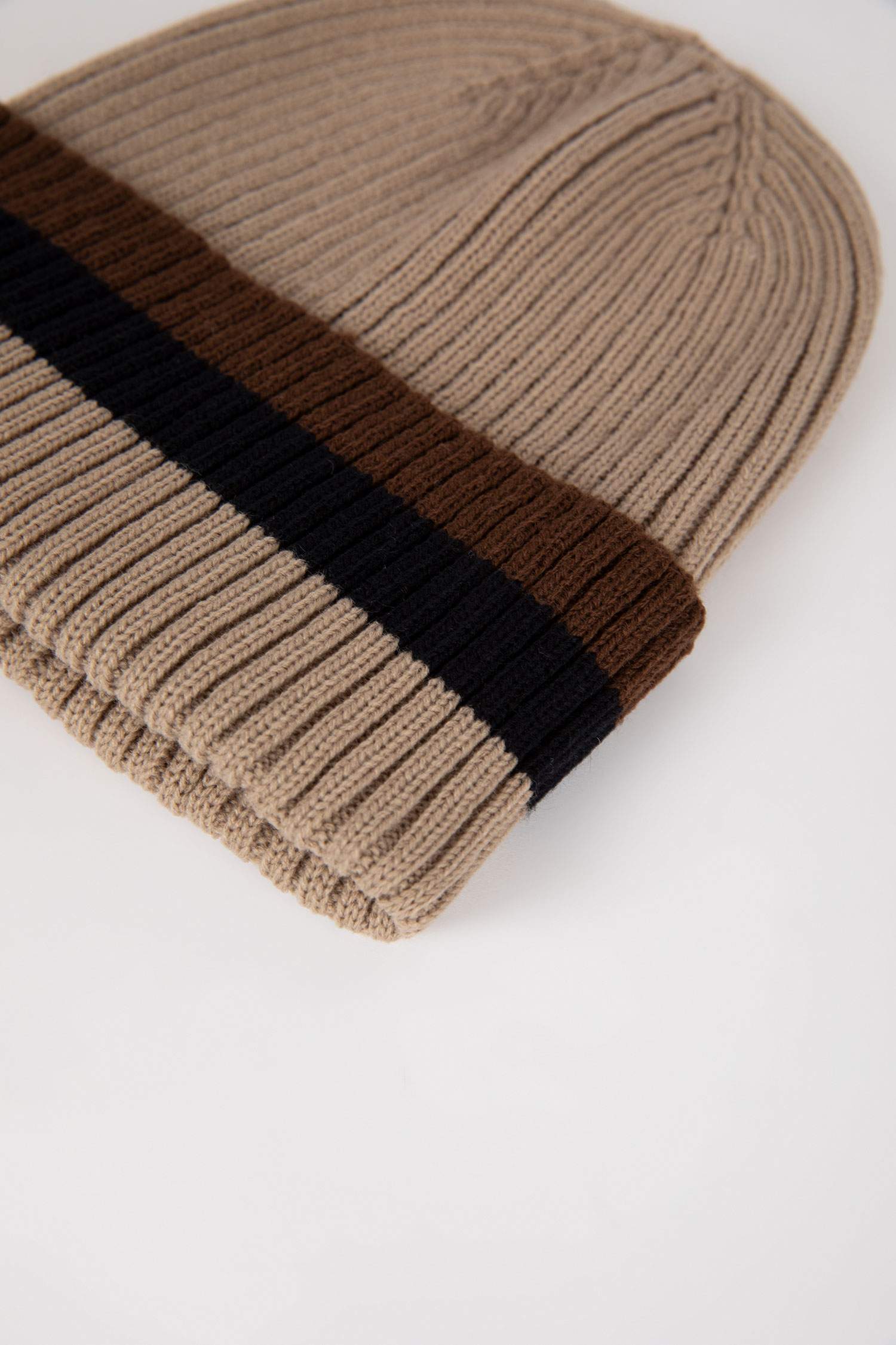 Ensemble écharpe et bonnet dégradés en tricot pour garçon