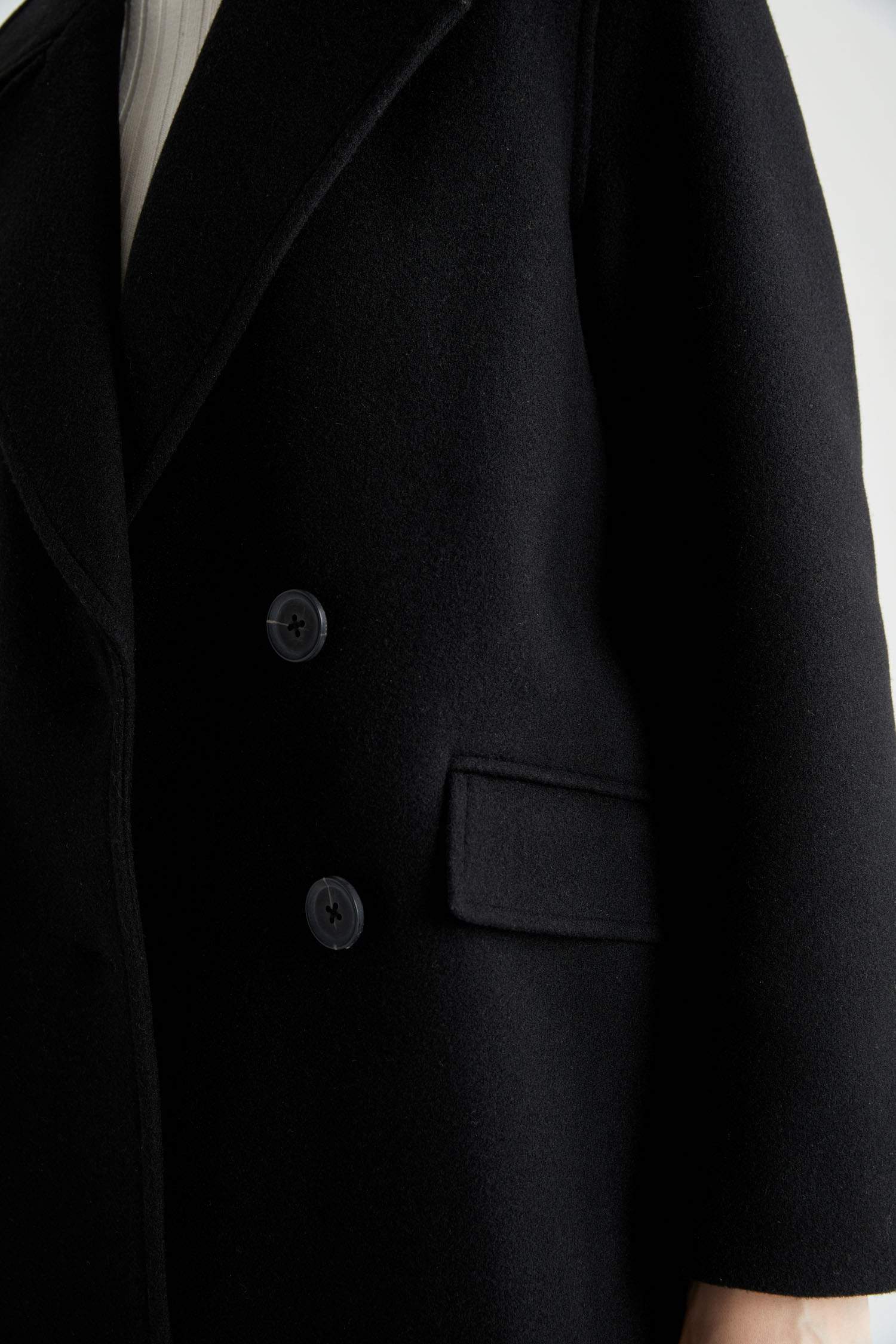 Кашемировое пальто стандартного кроя кашемир для женщин