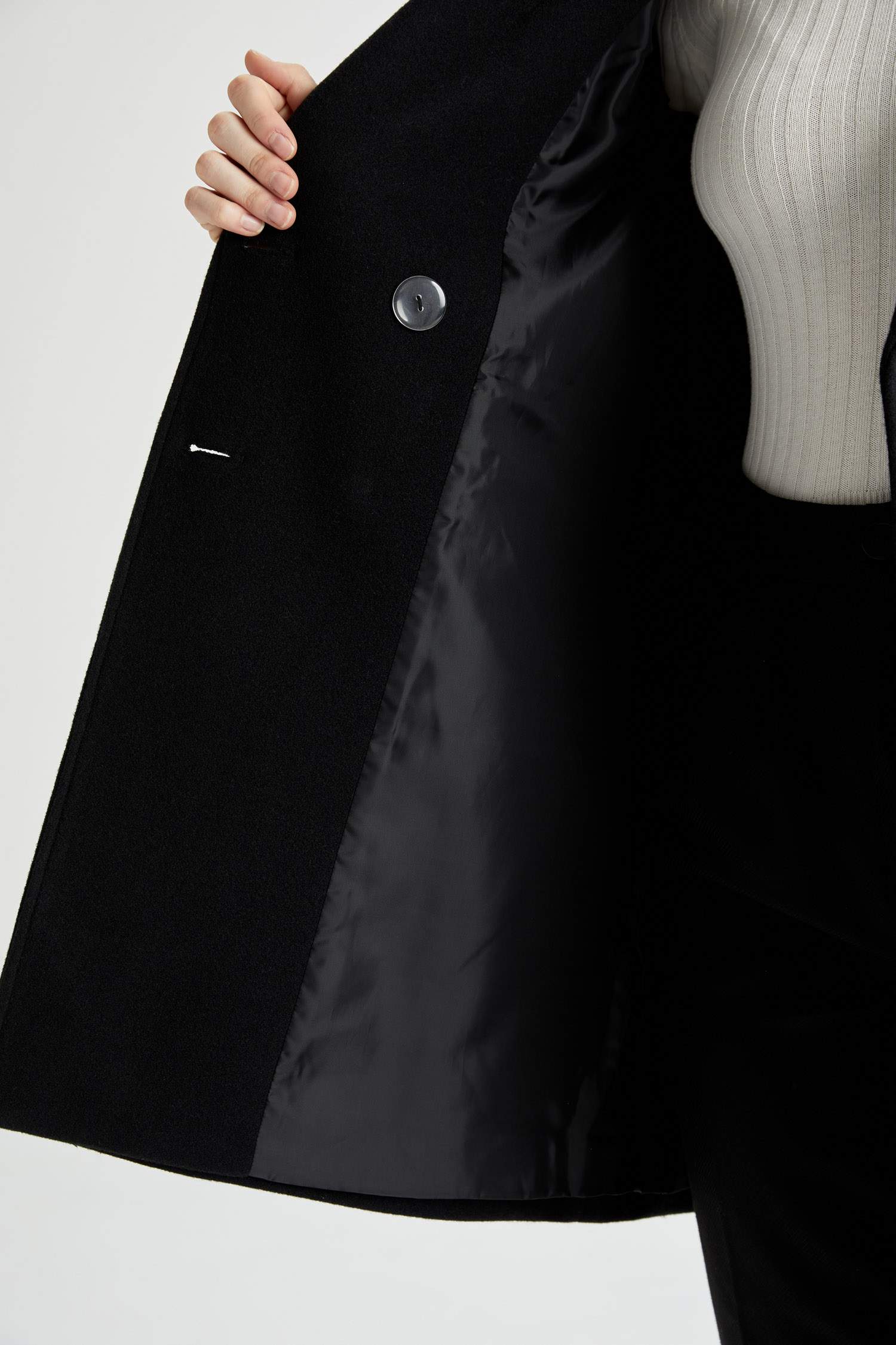 Кашемировое пальто стандартного кроя кашемир для женщин