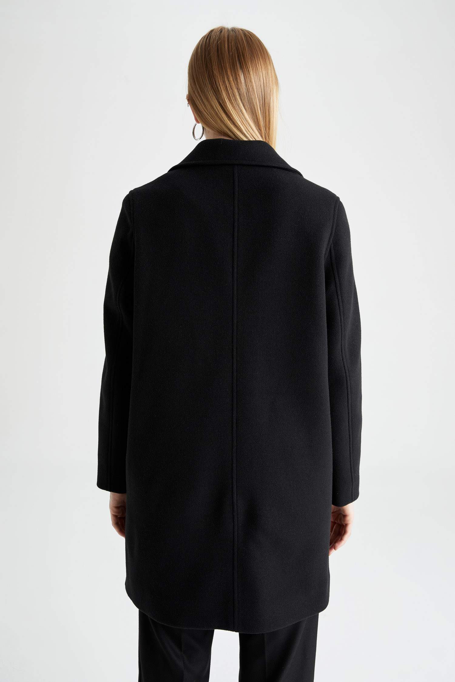 Кашемировое пальто стандартного кроя кашемир для женщин