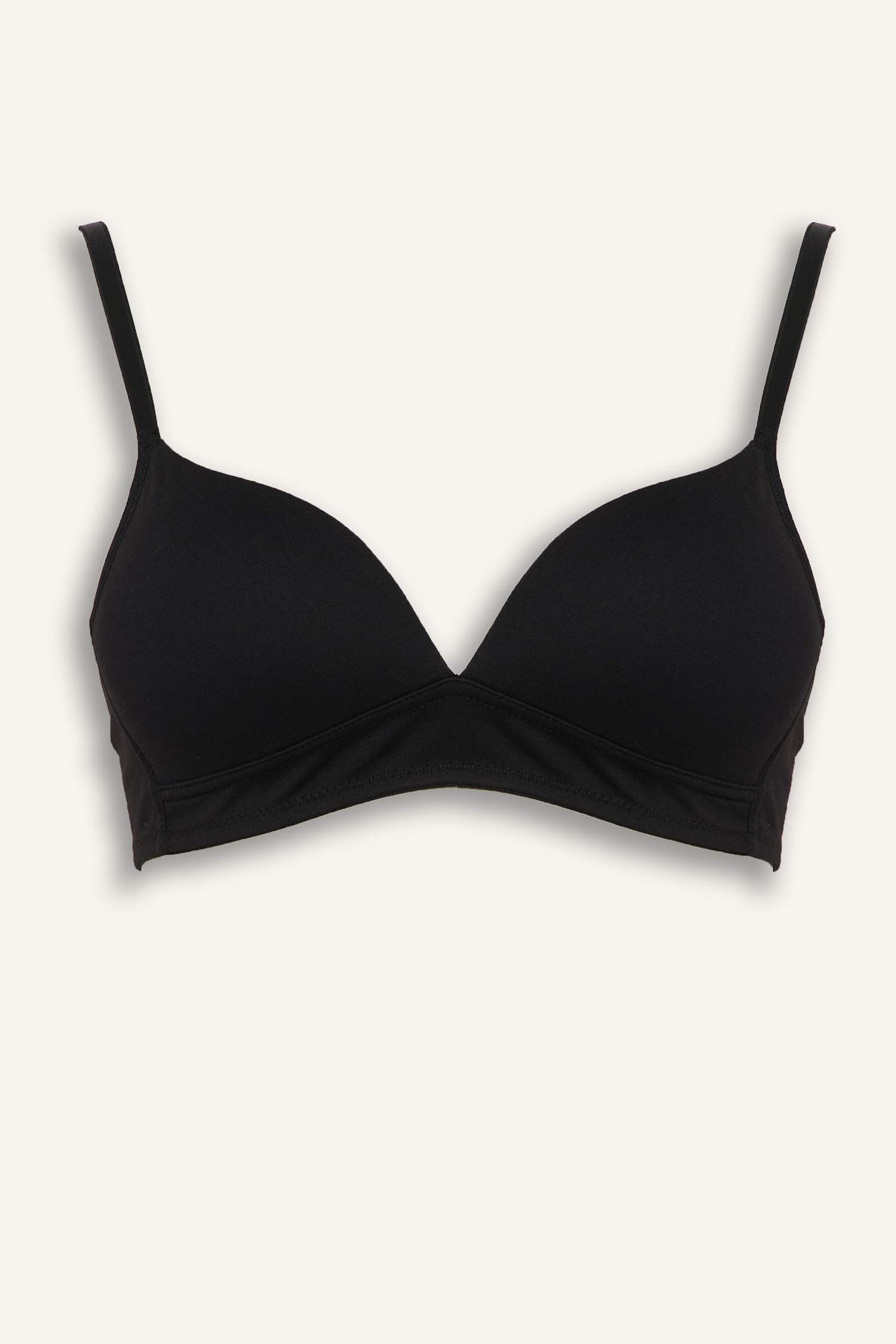 Dantel Detaylı Pamuklu Kaplı Pedli Balensiz Bra Fall in Love