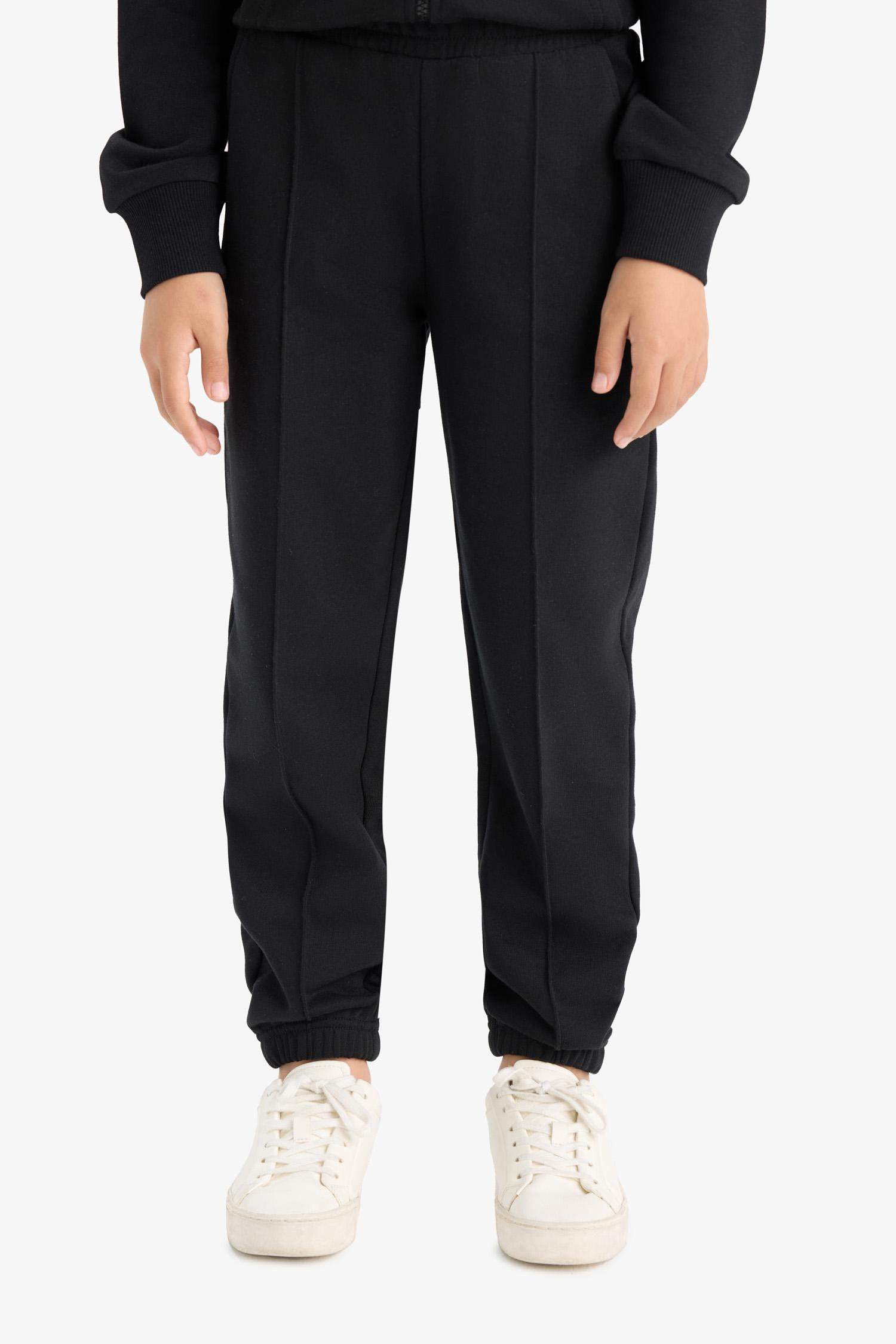 Girl Basic Elastic Waist Jogger Sweatpants