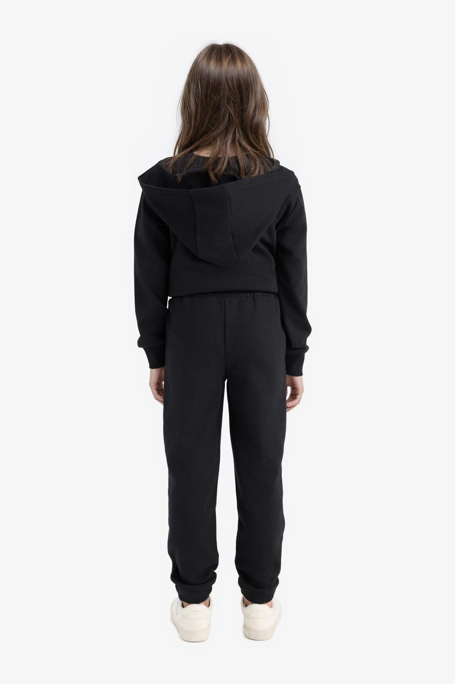 Girl Basic Elastic Waist Jogger Sweatpants