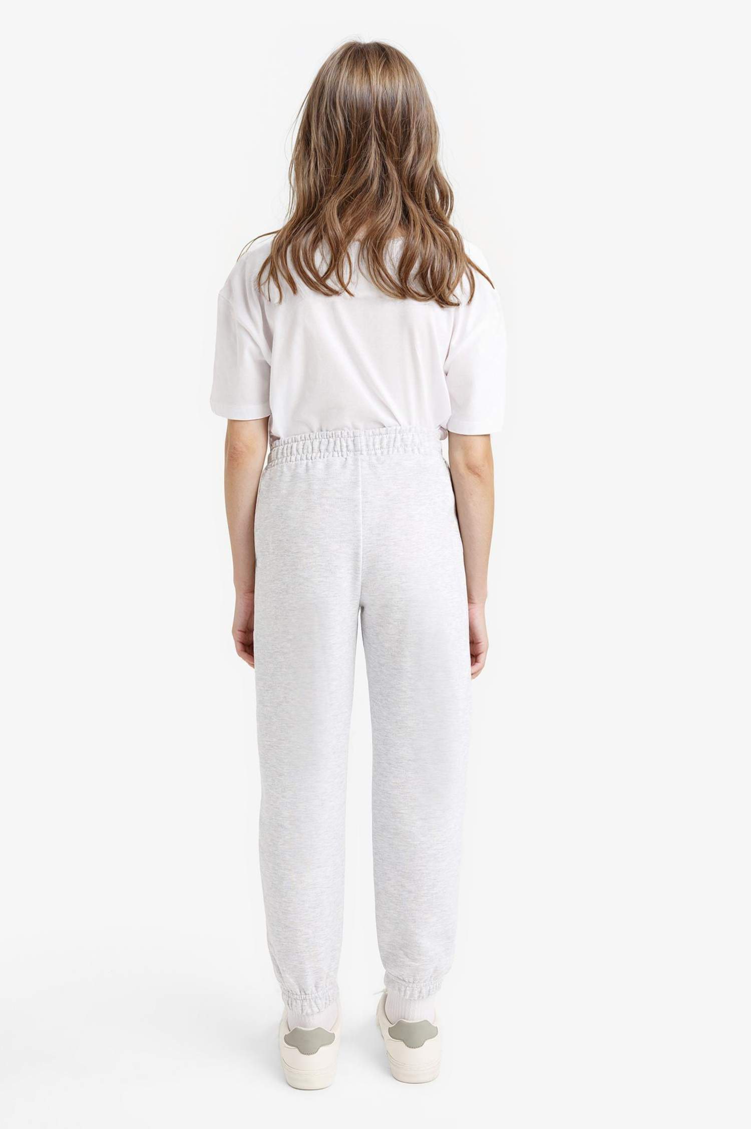 بنطلون بجامة رياضي بناتي جوجر بخصر مطاطي