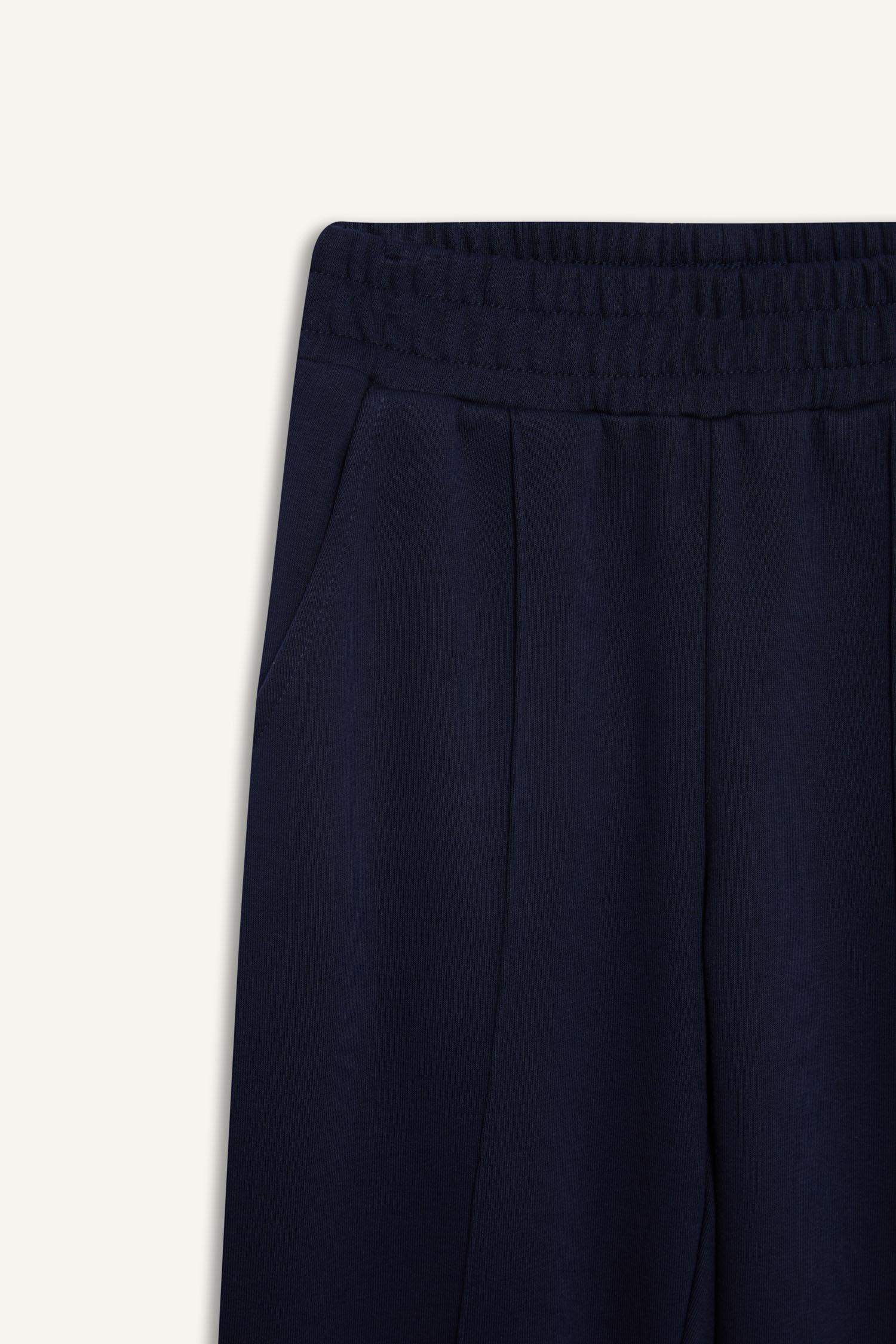 Kız Çocuk Beli Lastikli Basic Düz Okul Jogger Eşofman Altı