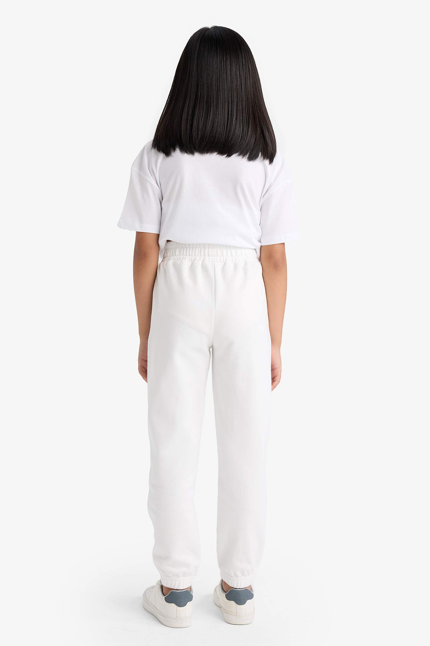 بنطلون بجامة رياضي بناتي جوجر بخصر مطاطي