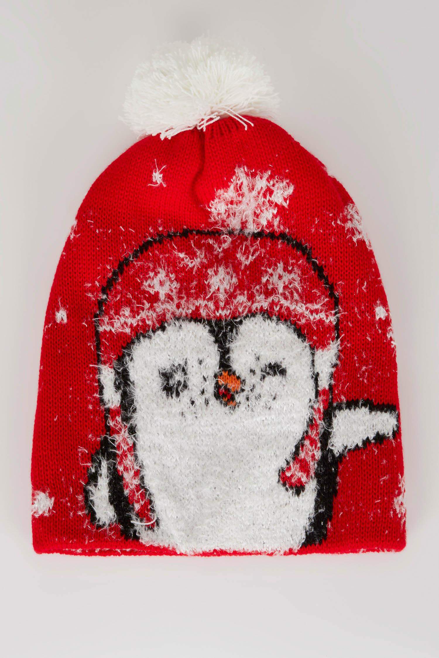 Kız Çocuk Yılbaşı Temalı Triko Bere