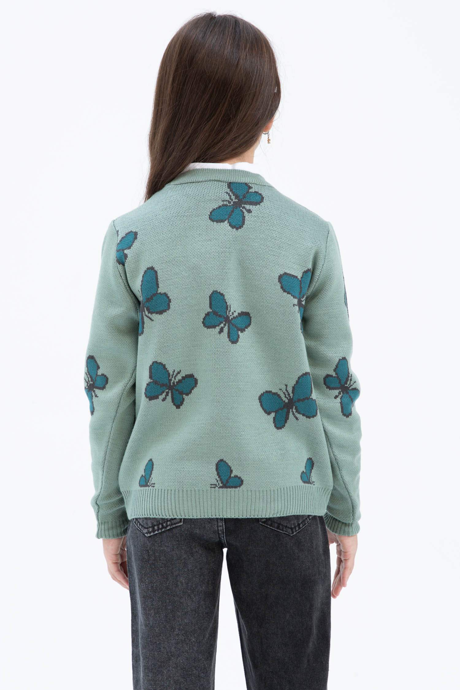 Pull Tricot Col rond Fille