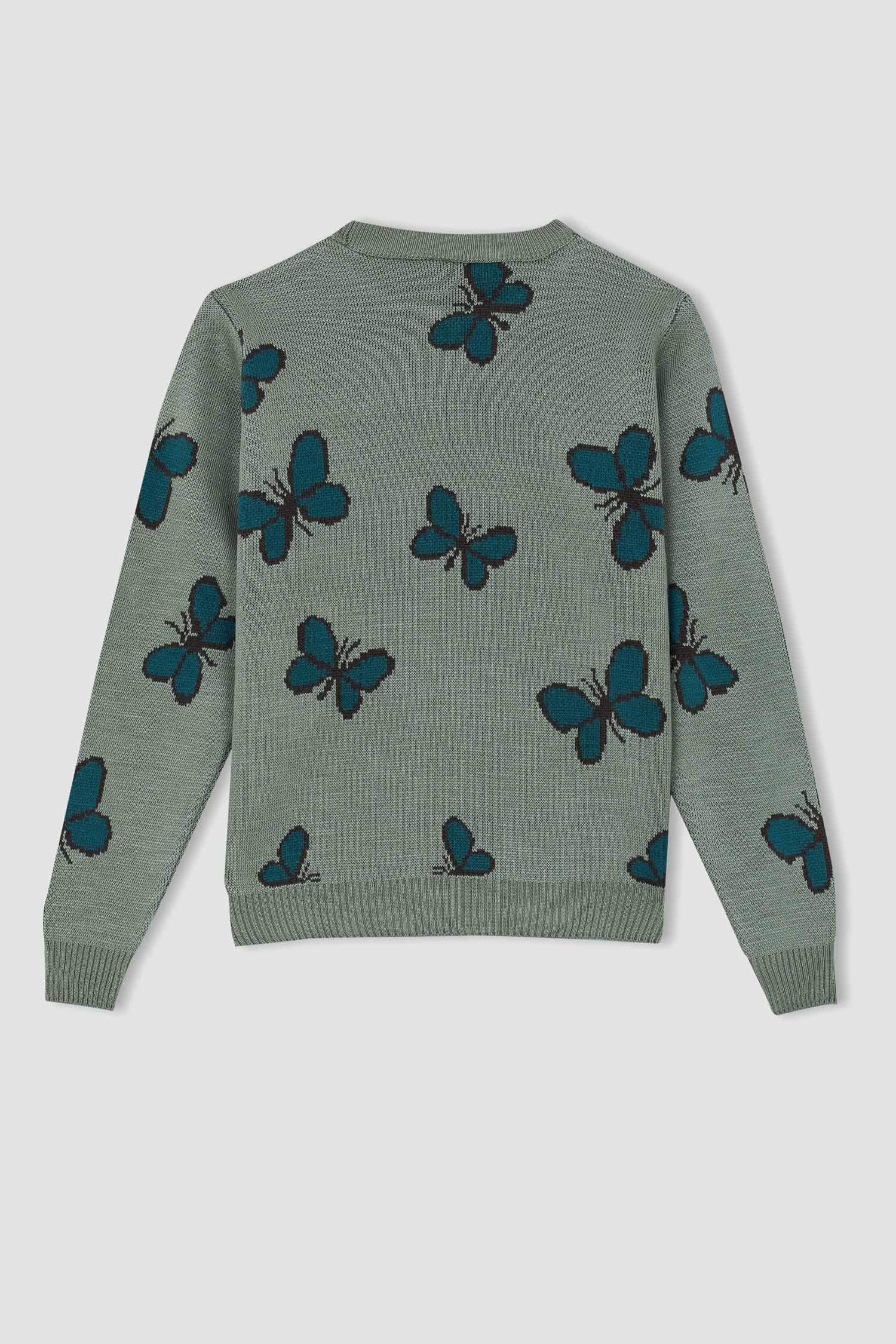 Pull Tricot Col rond Fille