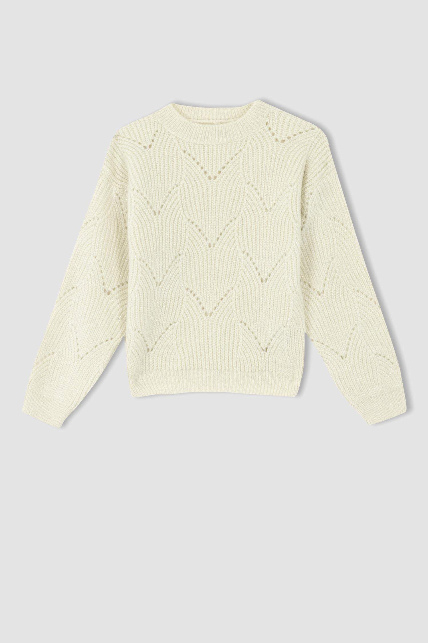 Қыздарға қалыпты пішім Пулловер