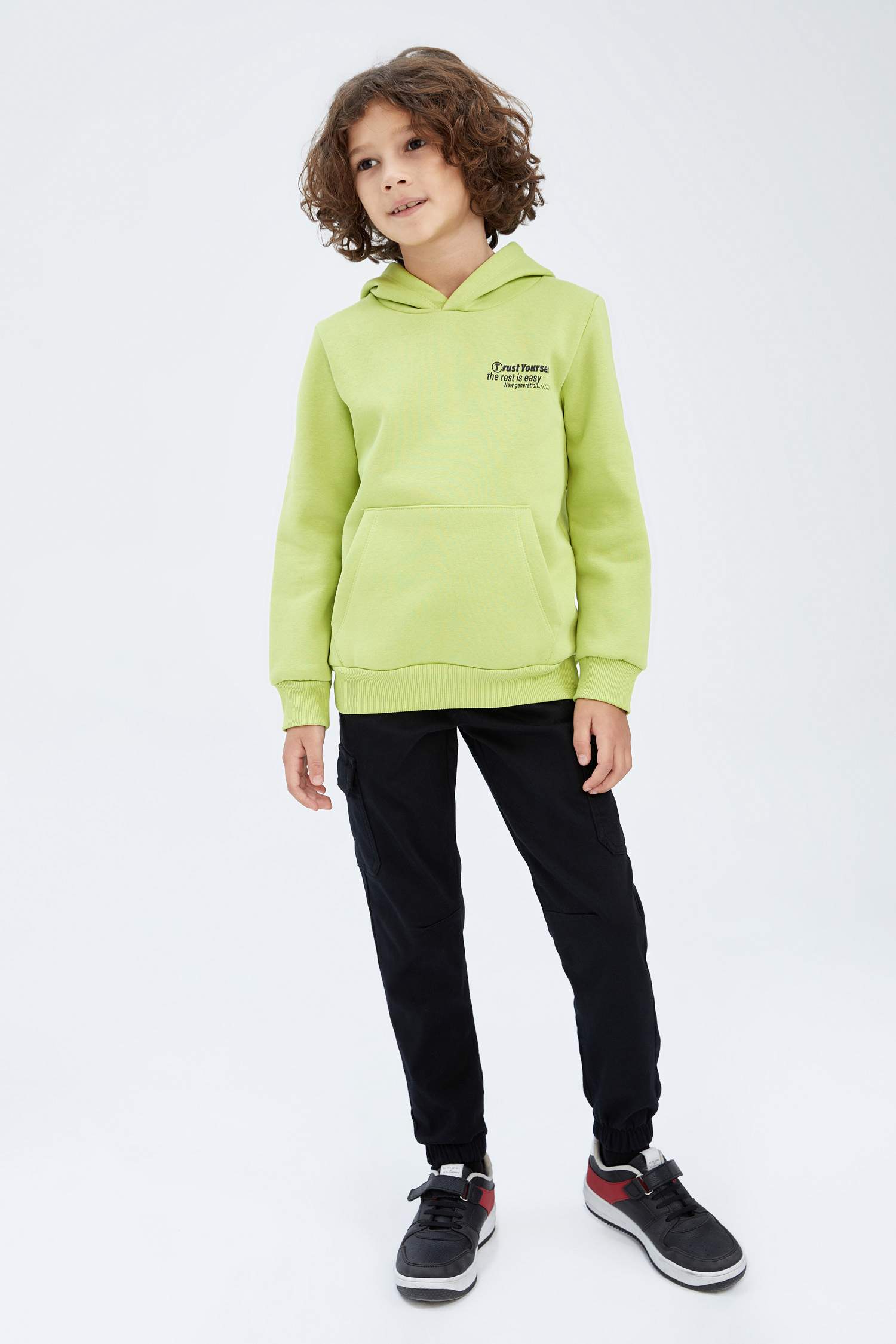 Ұлдарға карго джоггер габардин Шалбар