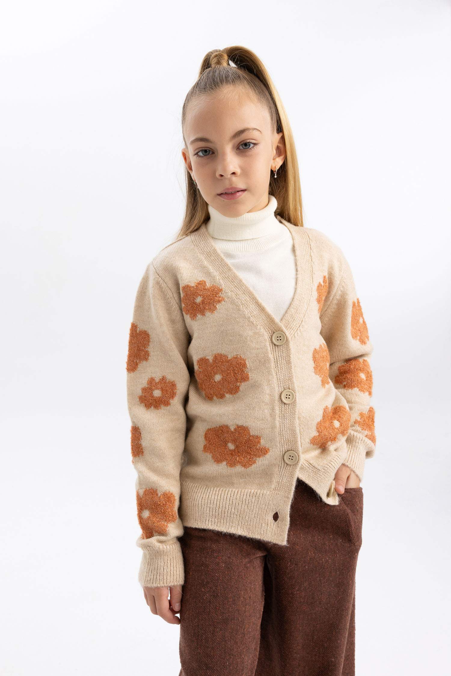 Regular Fit V-Neck Cardigan