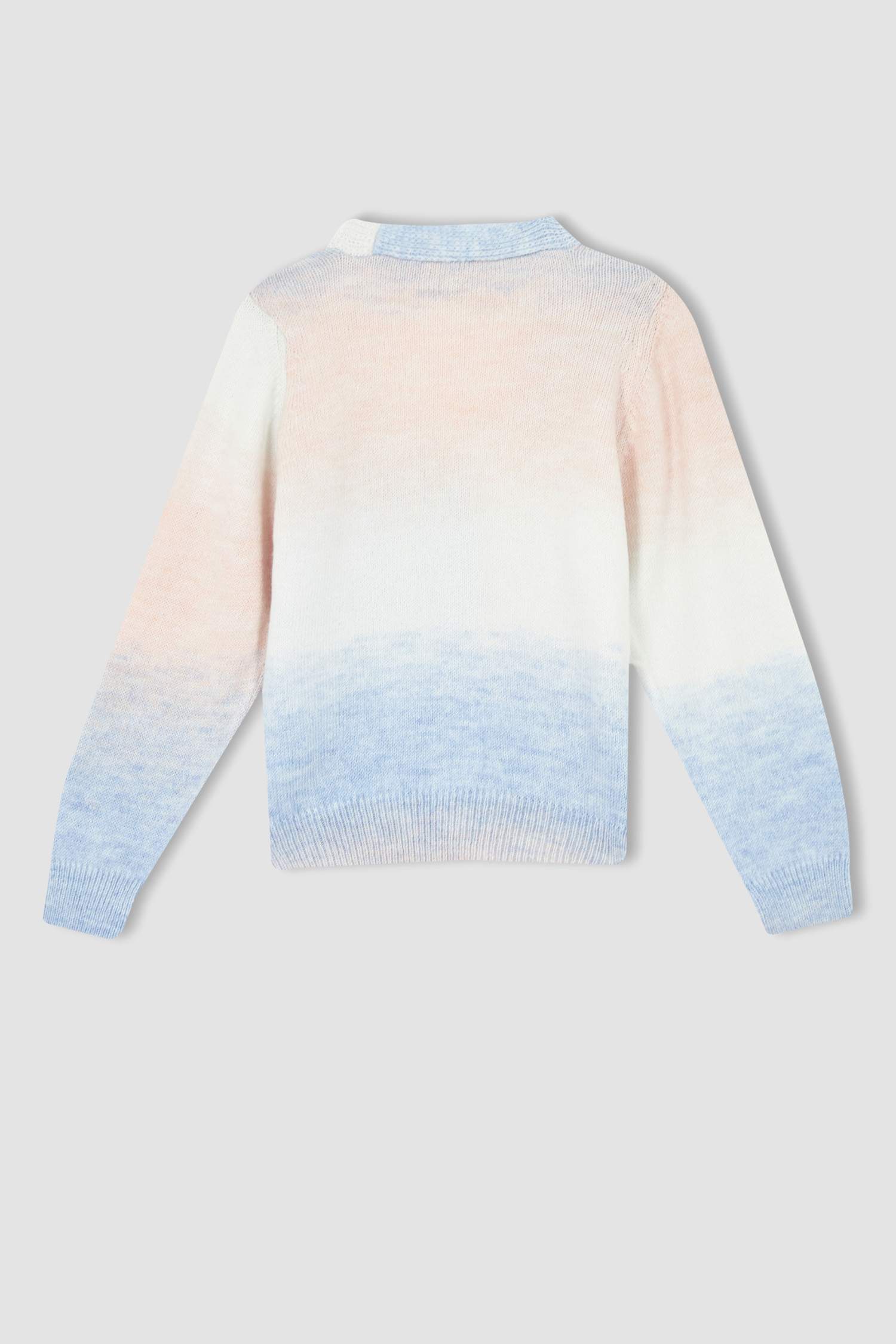 Kız Çocuk Regular Fit V Yaka Triko Hırka