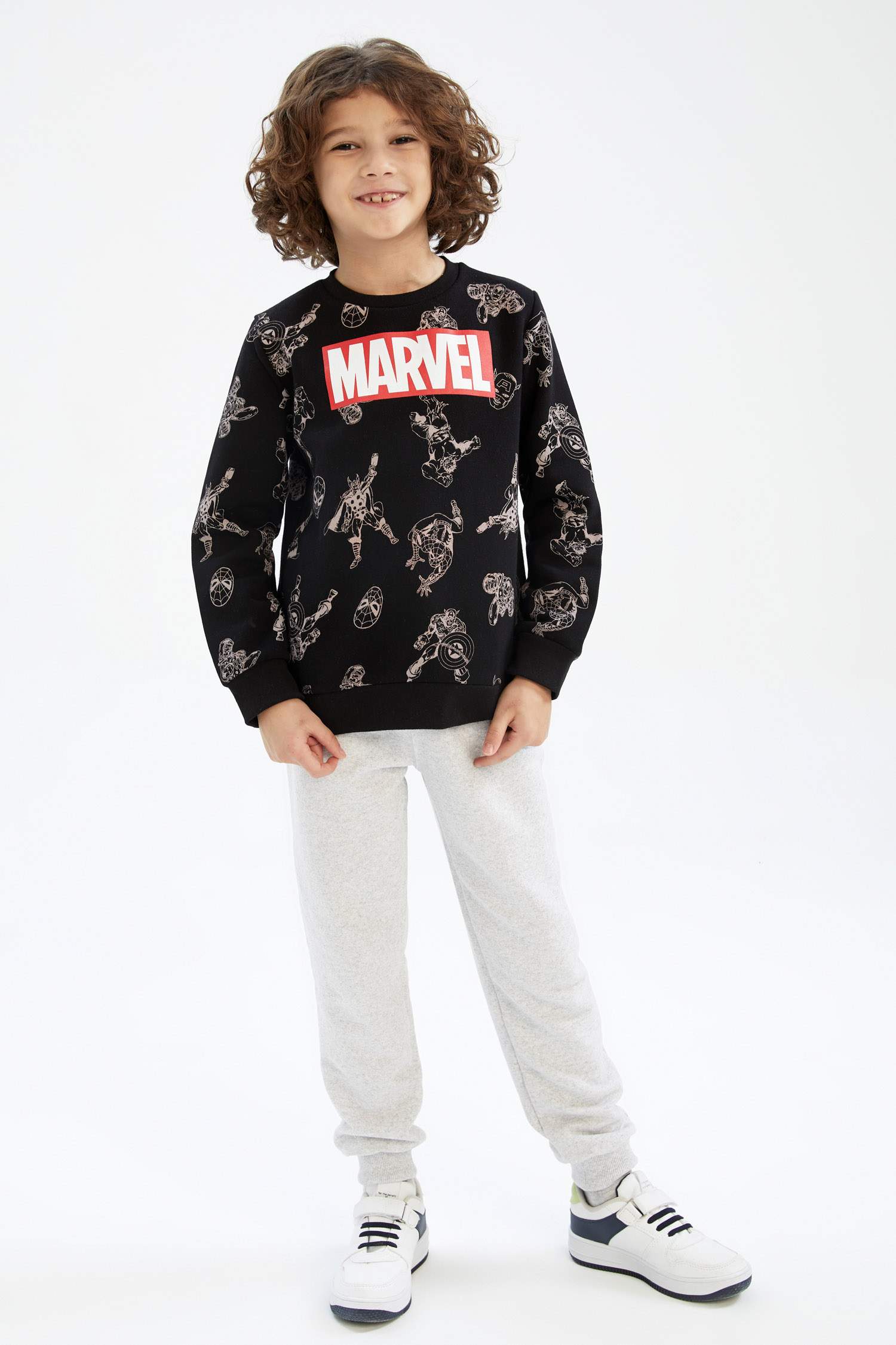 Regular Fit Licensed by Marvel Crew Neck Sweatshirt