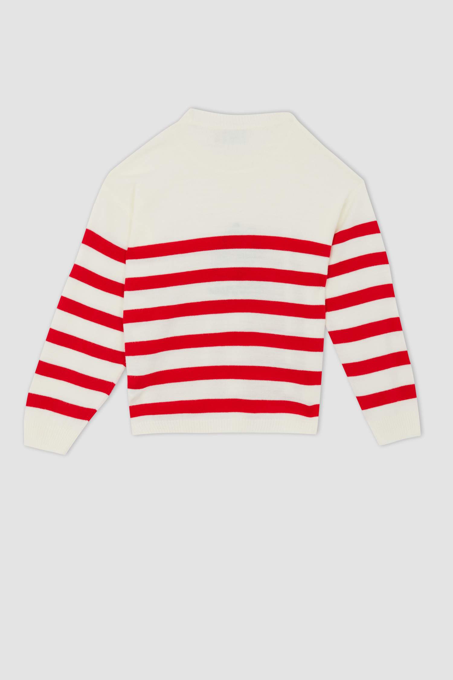 بلوفر تريكو قصة عادية برقبة مستديرة من ديزني ميكي وميني