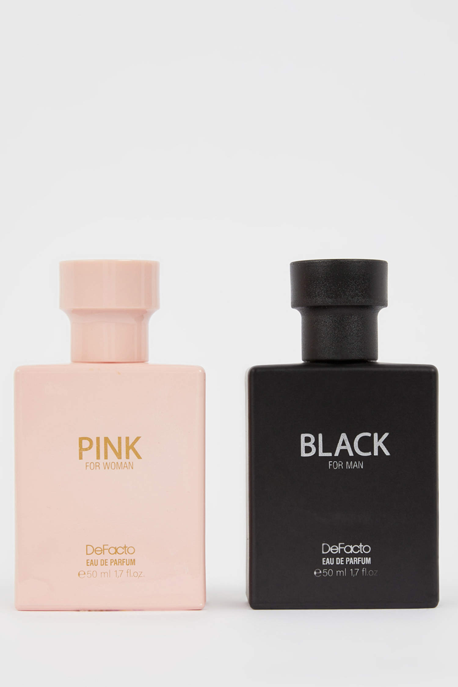 Erkek Black Parfüm 50 mL Kadın Pink Parfüm 50 mL 2'li Set
