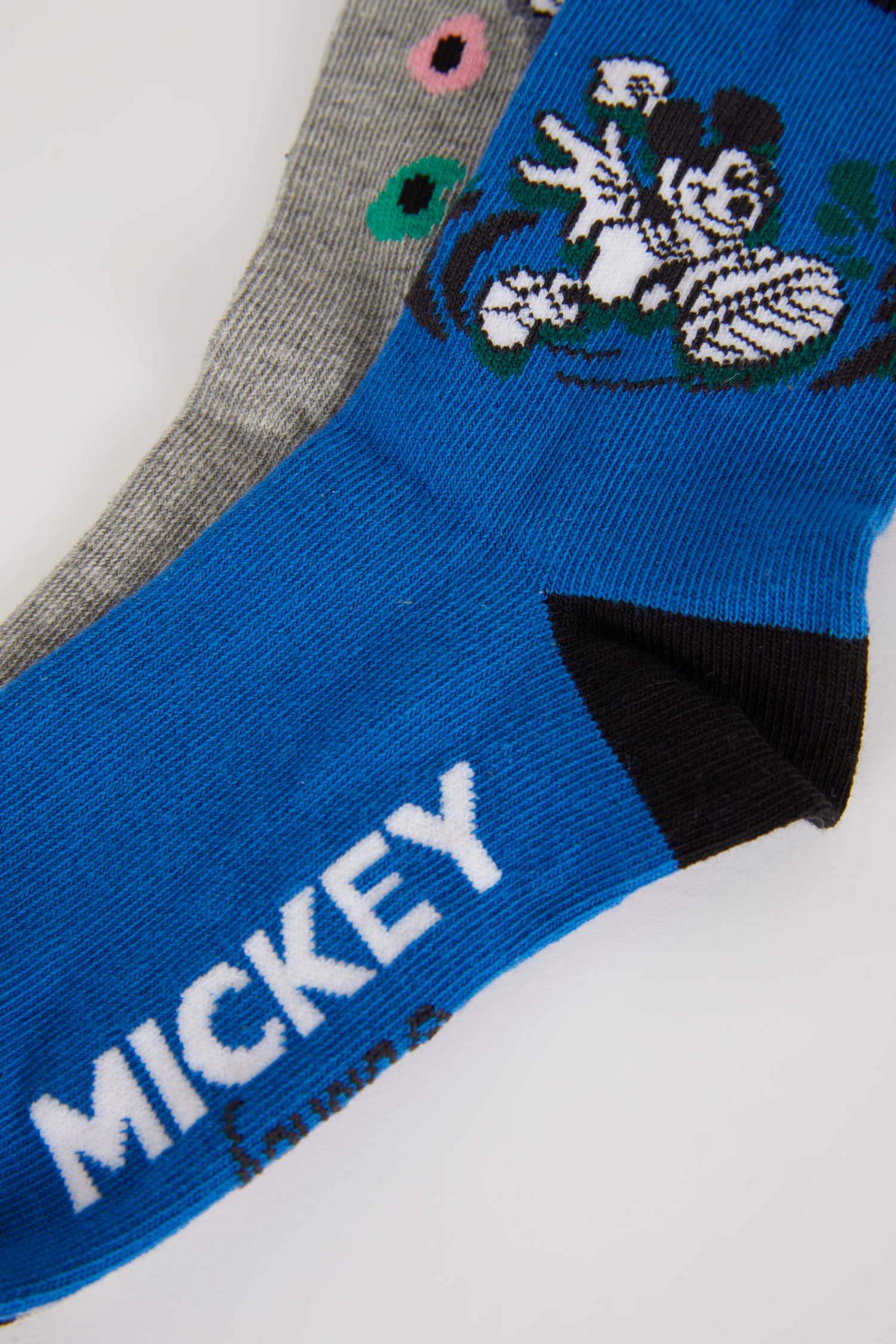 Mixed Color BOYS & TEENS Boy Disney Mickey & Minnie 2pack Cotton Long Socks 2690762 DeFacto