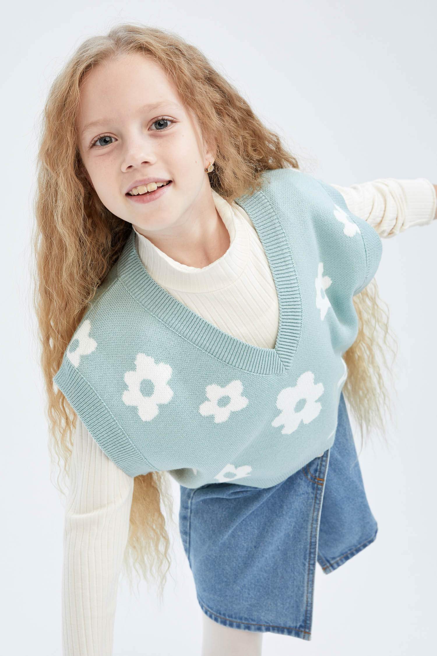 يلك صوف بناتي تريكو قصة عادية