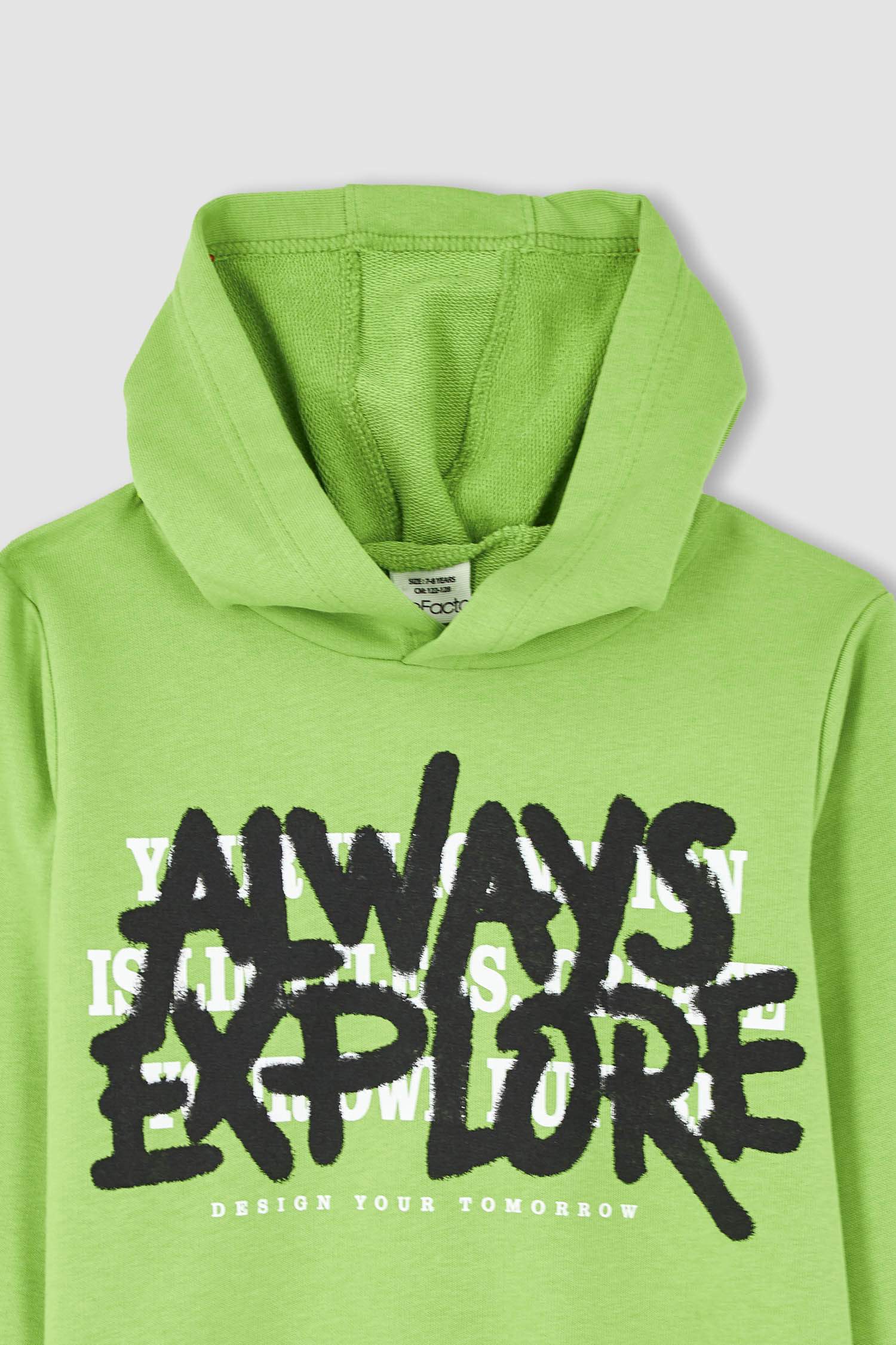 Sweat- Shirt Coupe Régulière À capuche