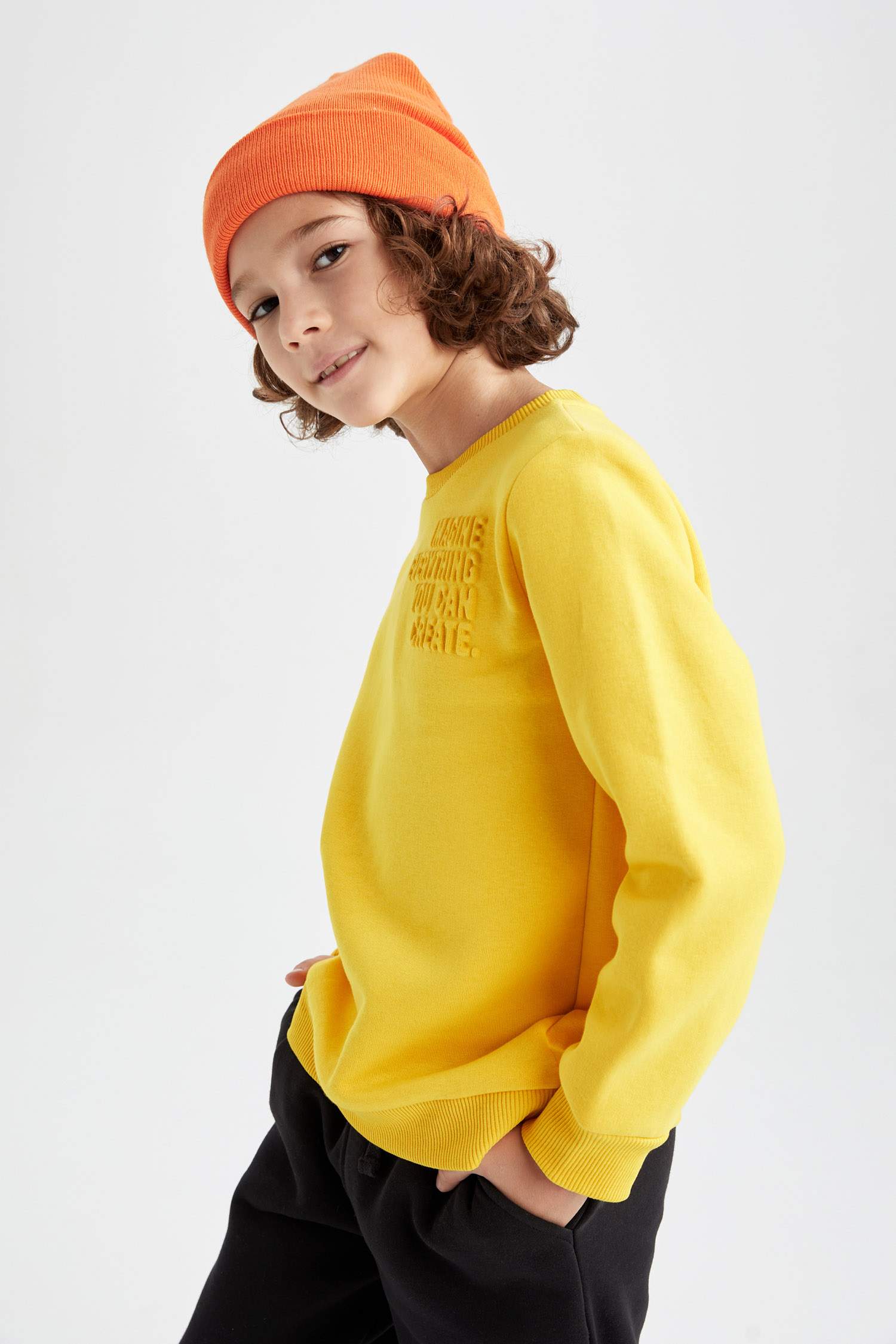 Regular Fit Crew Neck Sweatshirt