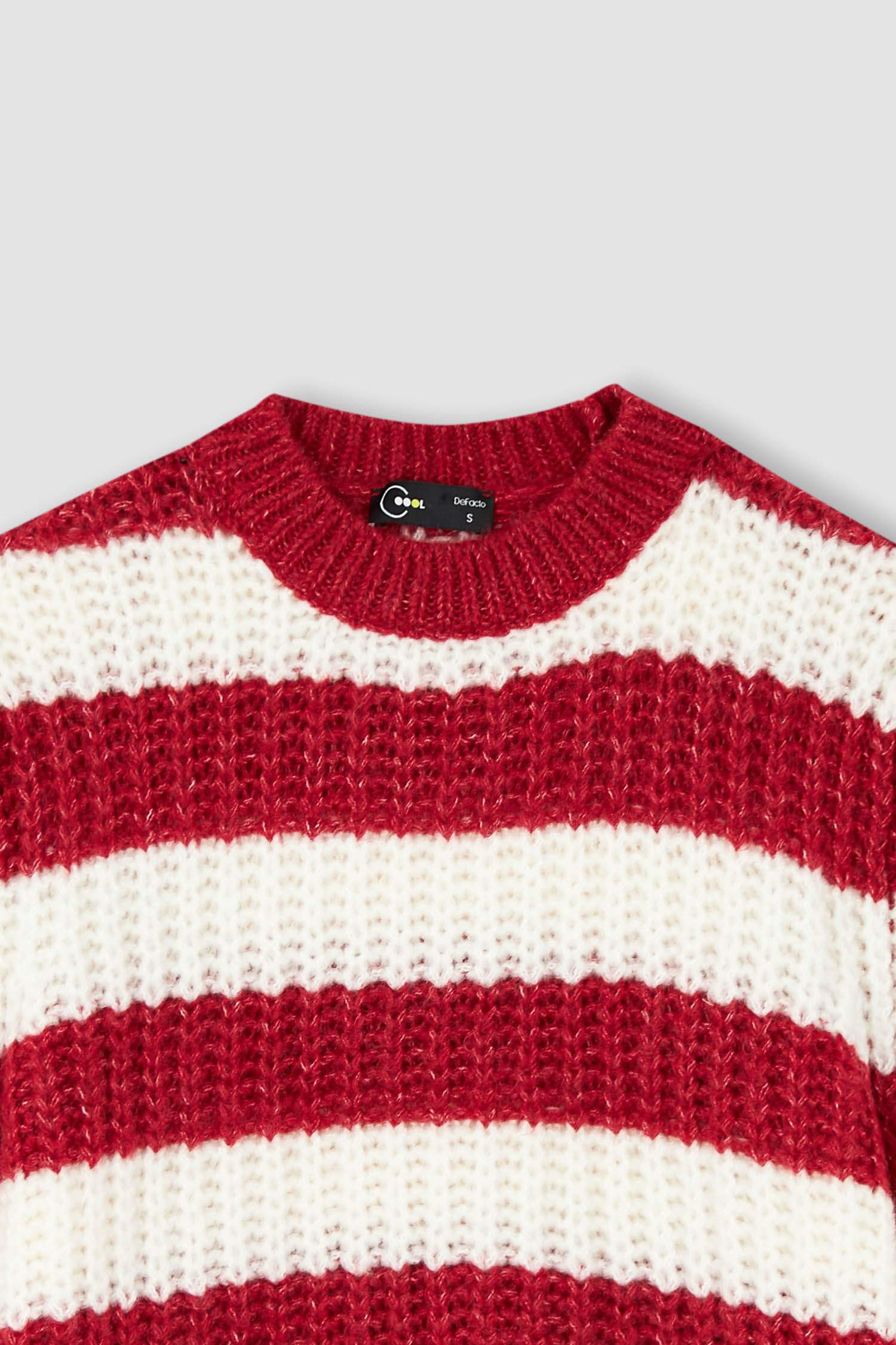 Coool Oversize Geniş Kalıp Bisiklet Yaka Kazak