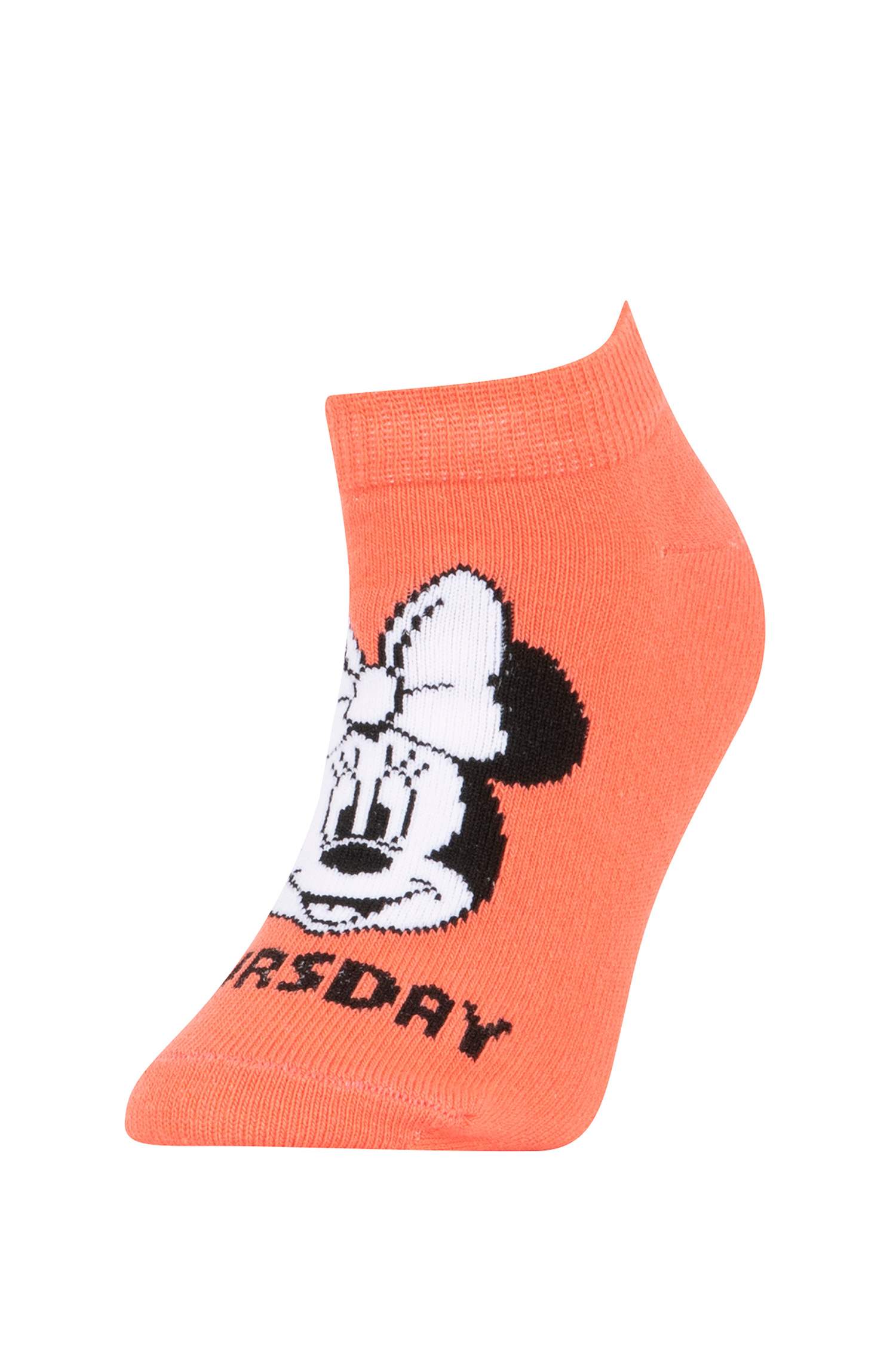 Chaussettes Courtes Coton 5 Mickey & Minnie (Standard Characters) Fille