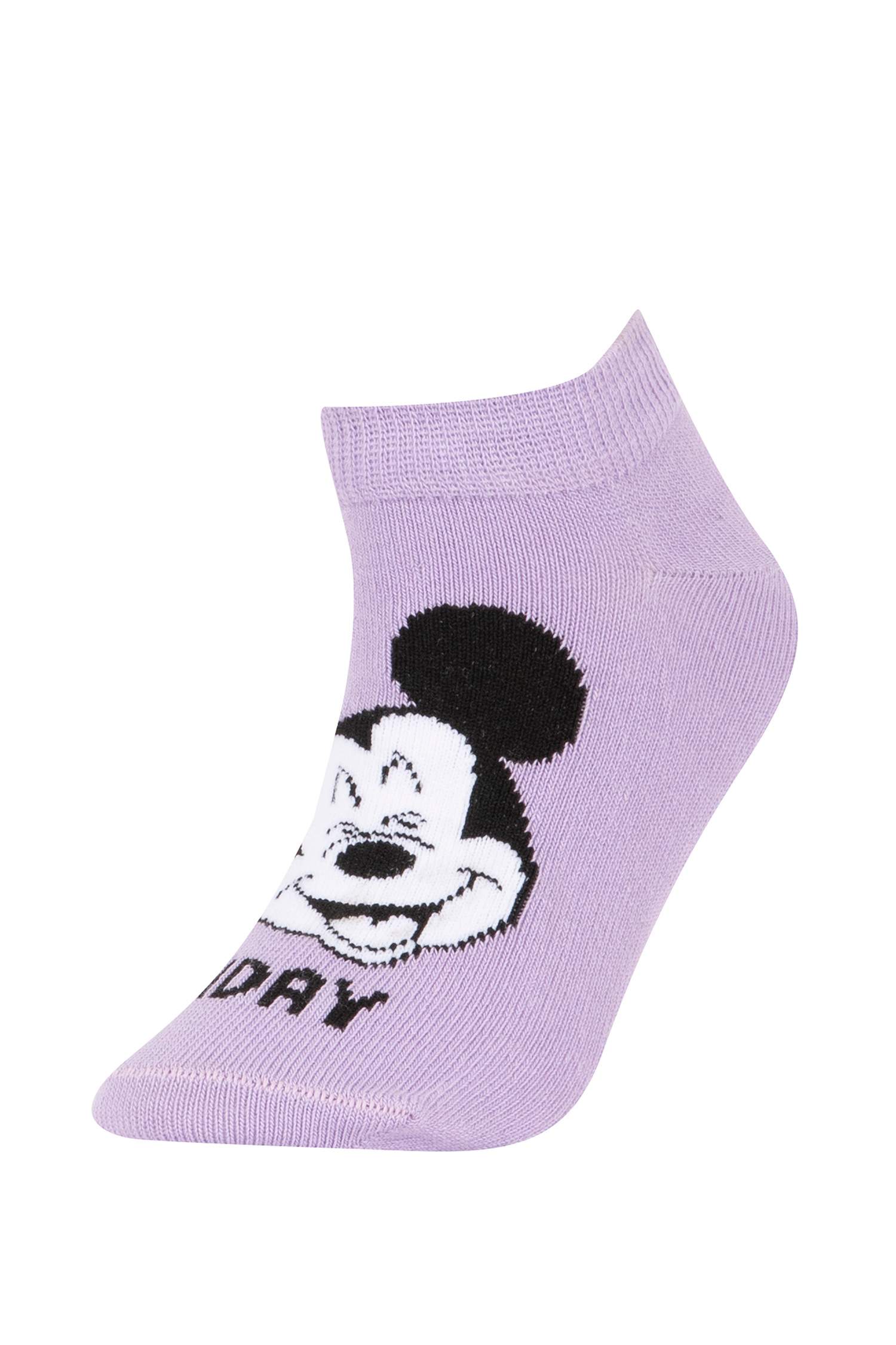 Chaussettes Courtes Coton 5 Mickey & Minnie (Standard Characters) Fille