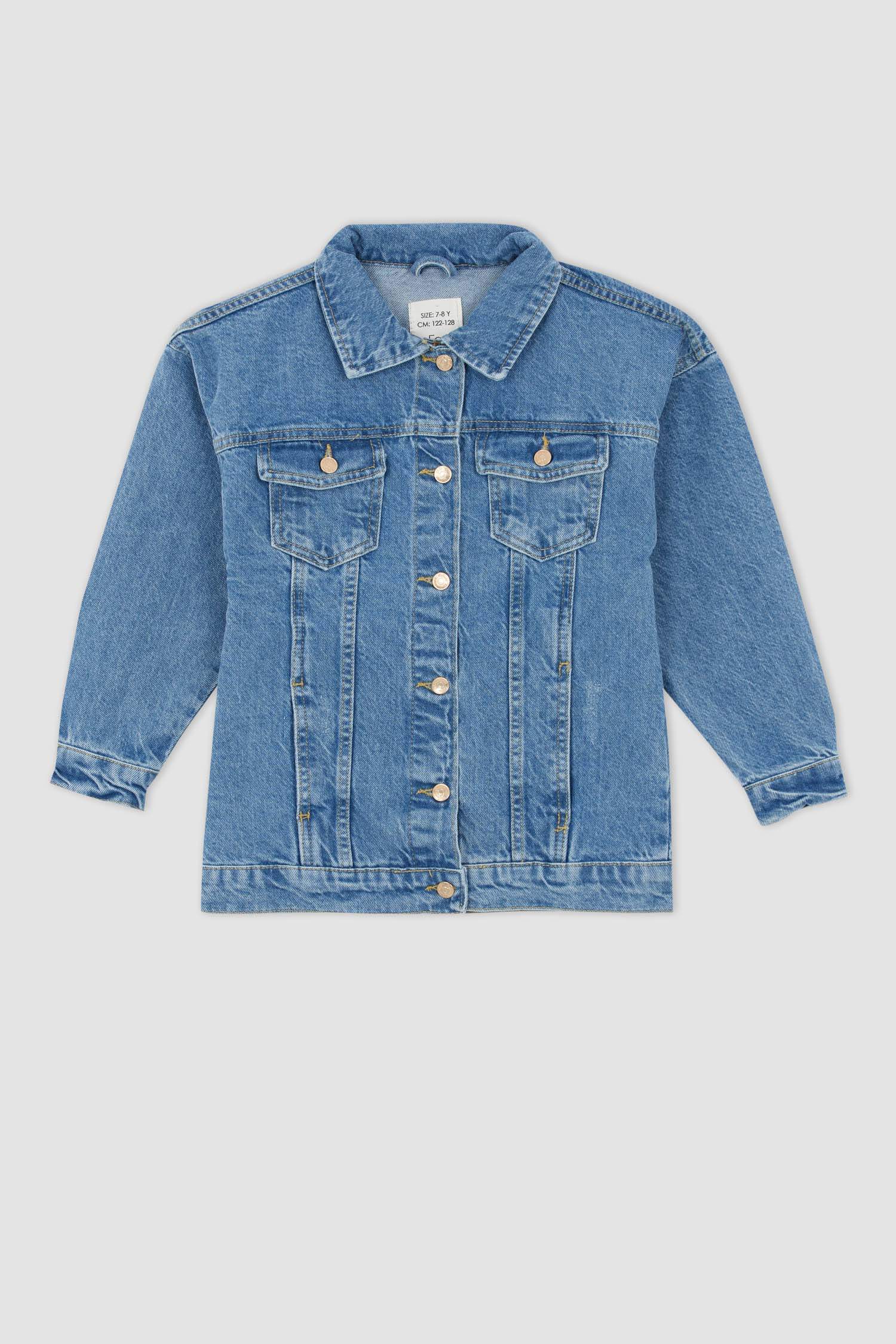 Girl Oversize Fit Jean Jacket