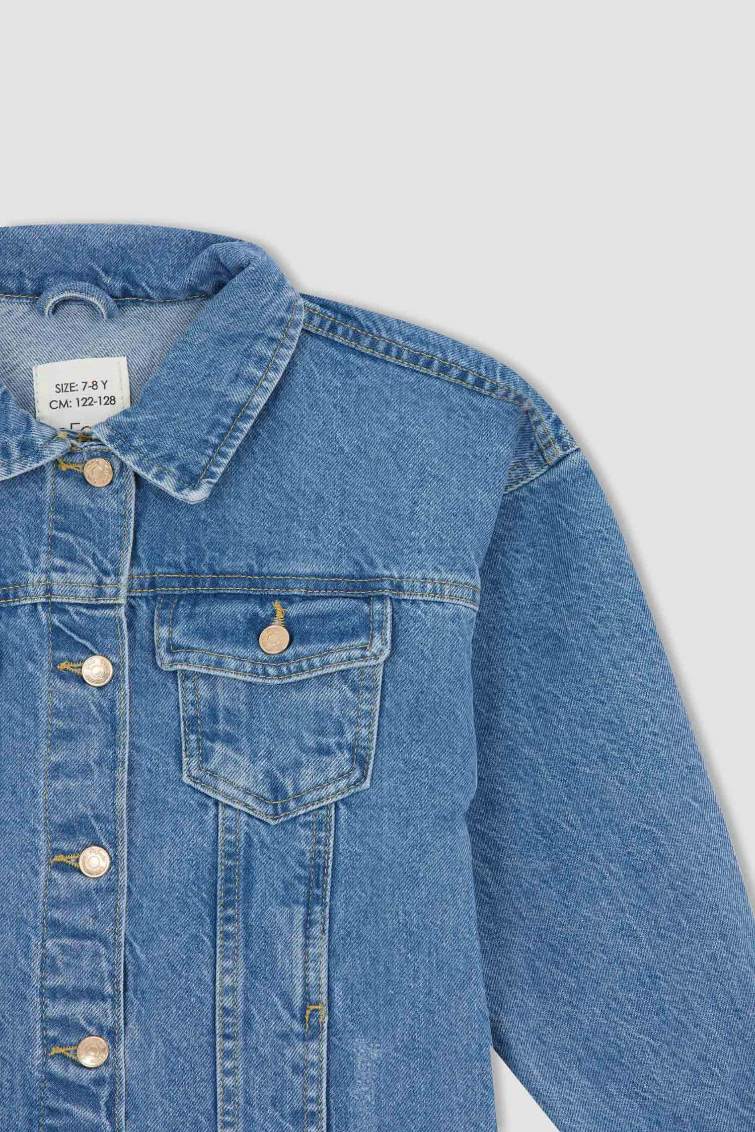 Girl Oversize Fit Jean Jacket