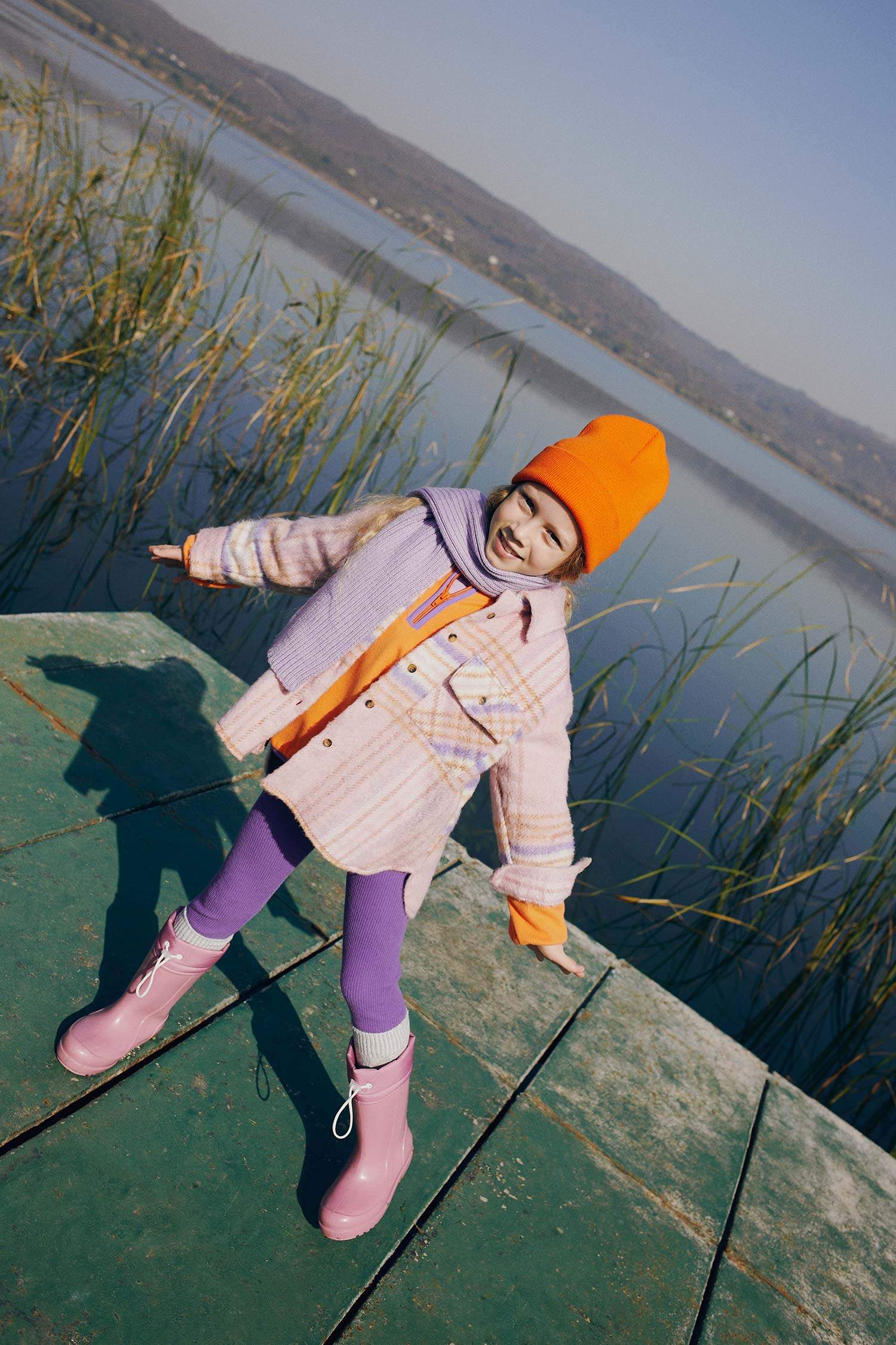 Рубашка с длинным рукавом для девочек