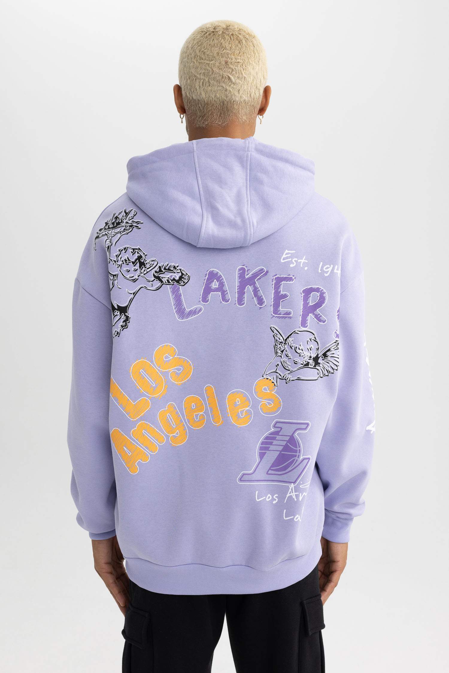 Purple MAN NBA Los Angeles Lakers Licensed Sweatshirt 2645839