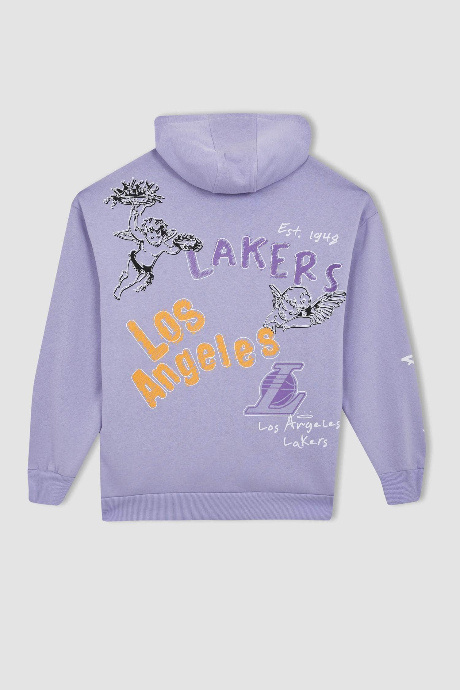 Purple MAN NBA Los Angeles Lakers Licensed Long Sleeve Sweatshirt