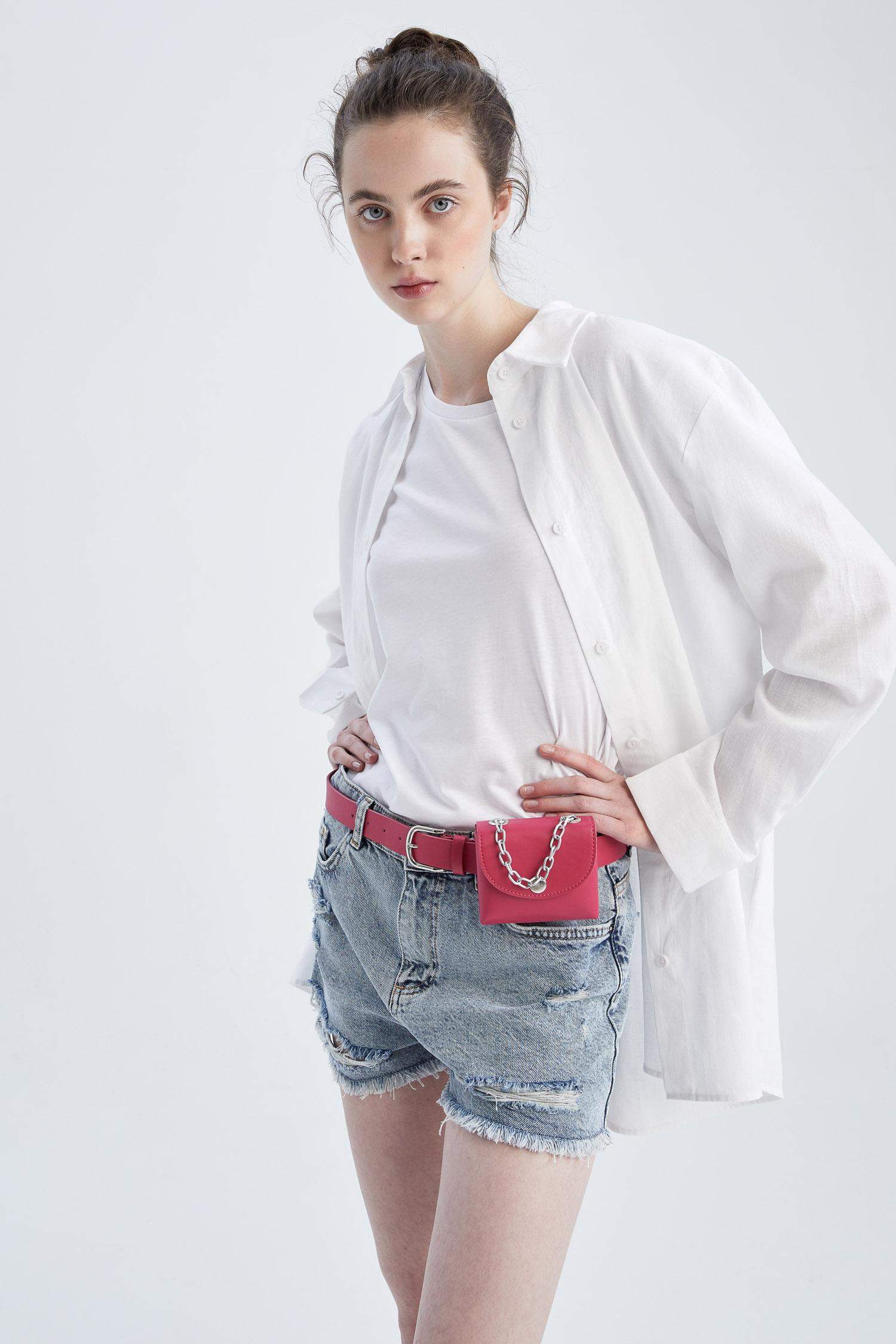 Әйелдерге полиуретан джинсы белдік