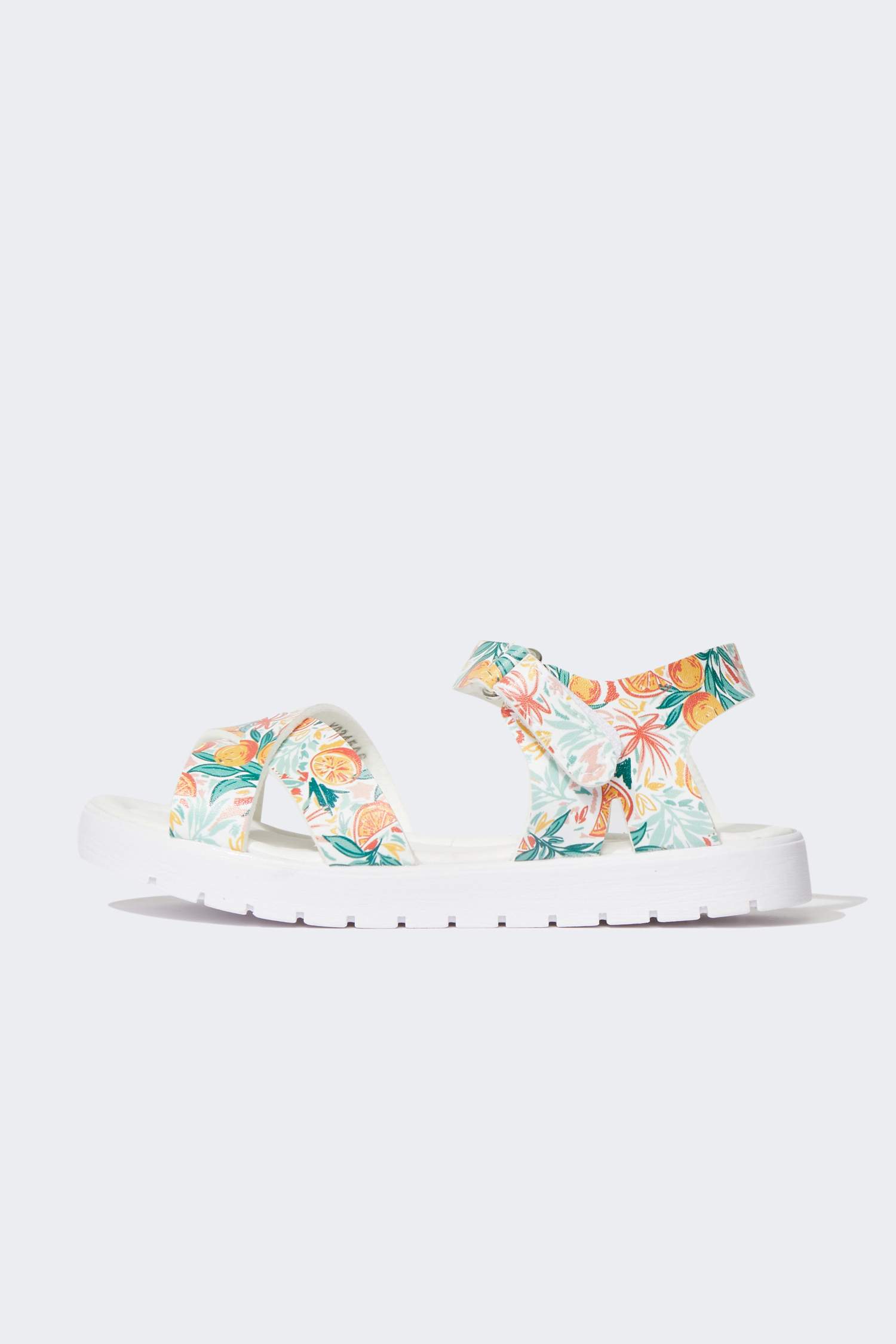 Сандалии с одним ремешком на плоской подошве PU для девочек