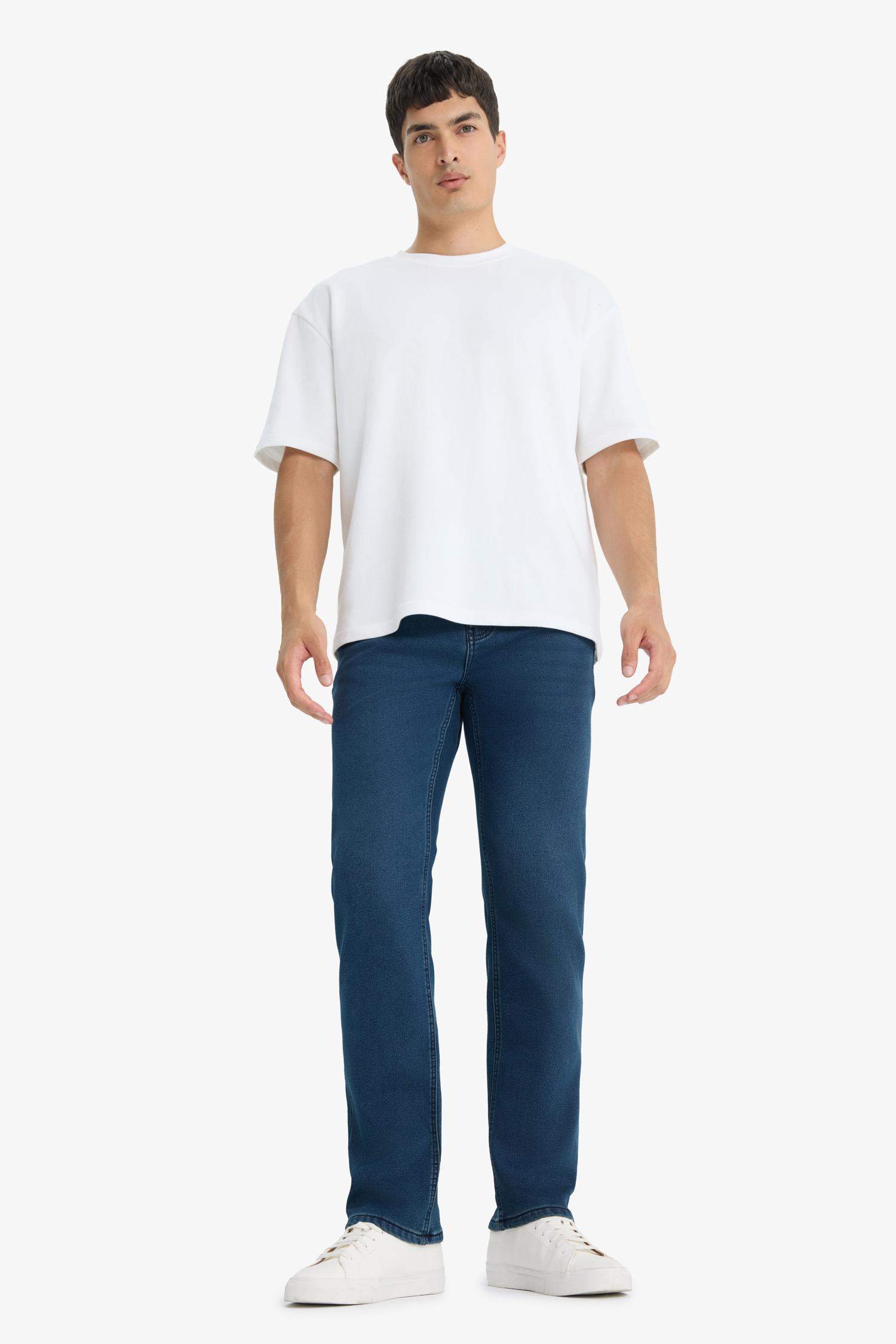 Джинсы Regular Fit Sergio с обычной талией, прямой низ