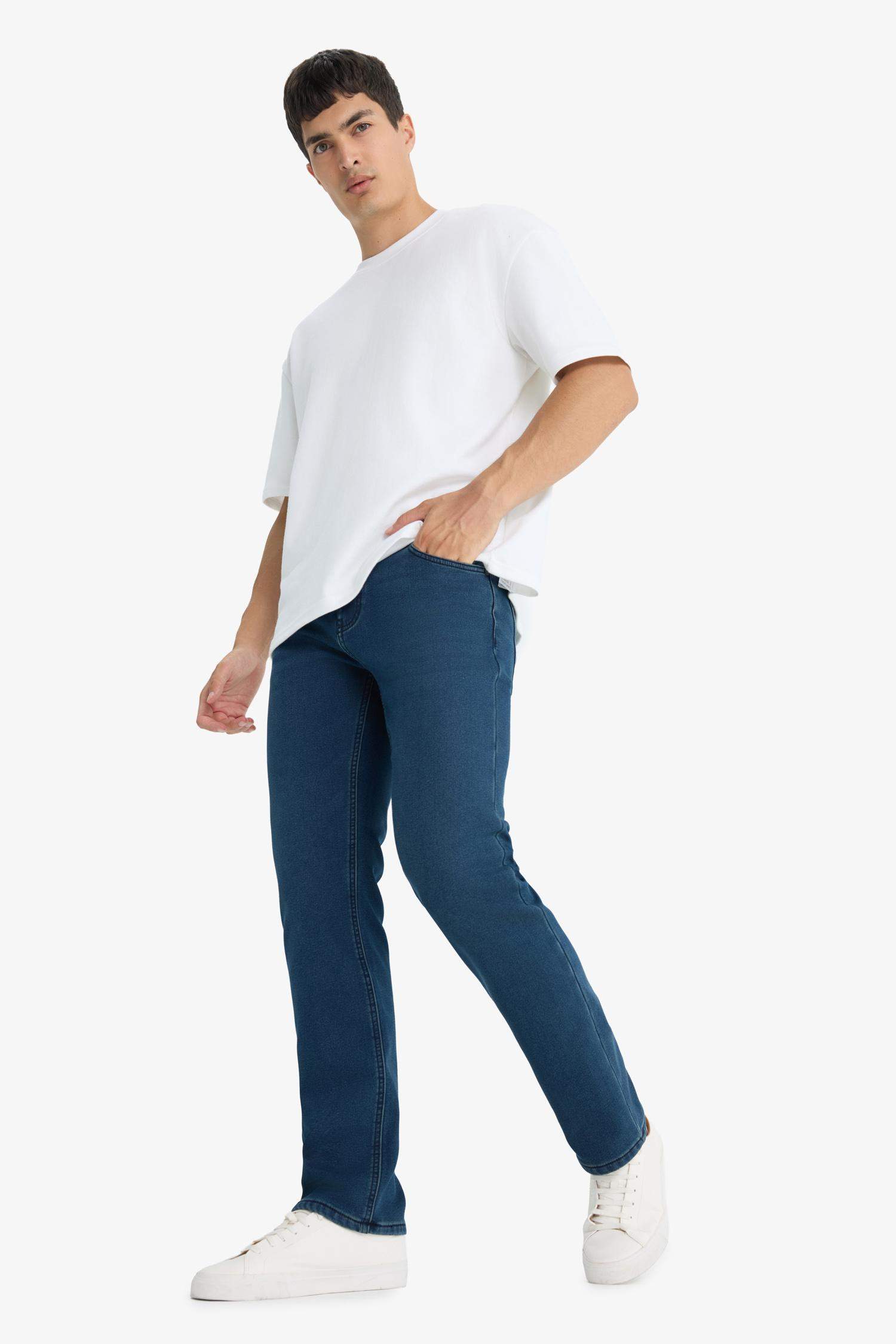 Джинсы Regular Fit Sergio с обычной талией, прямой низ