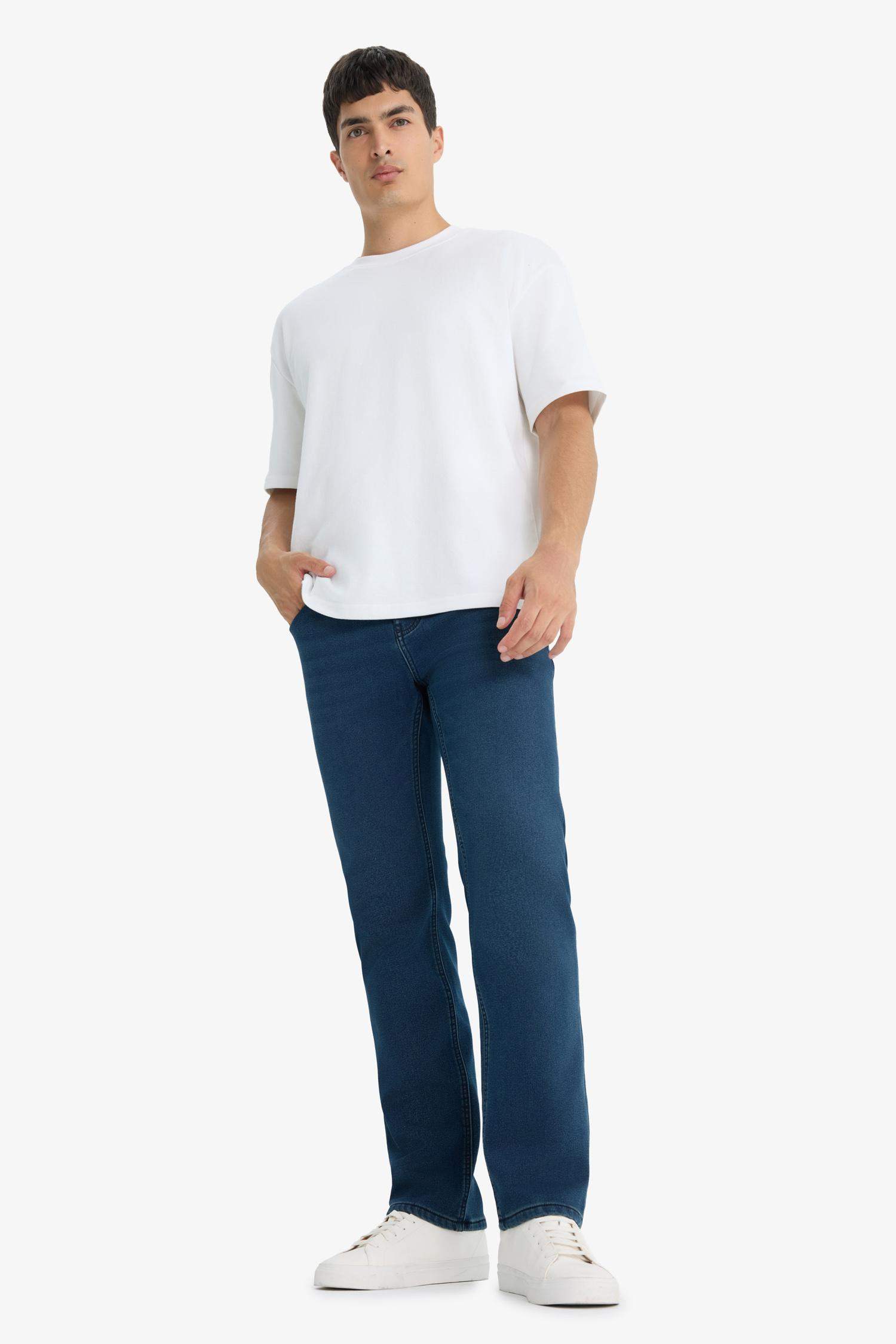 Джинсы Regular Fit Sergio с обычной талией, прямой низ