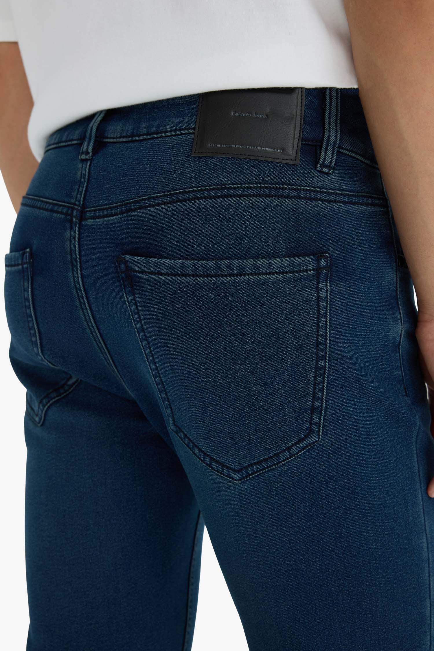 Джинсы Regular Fit Sergio с обычной талией, прямой низ