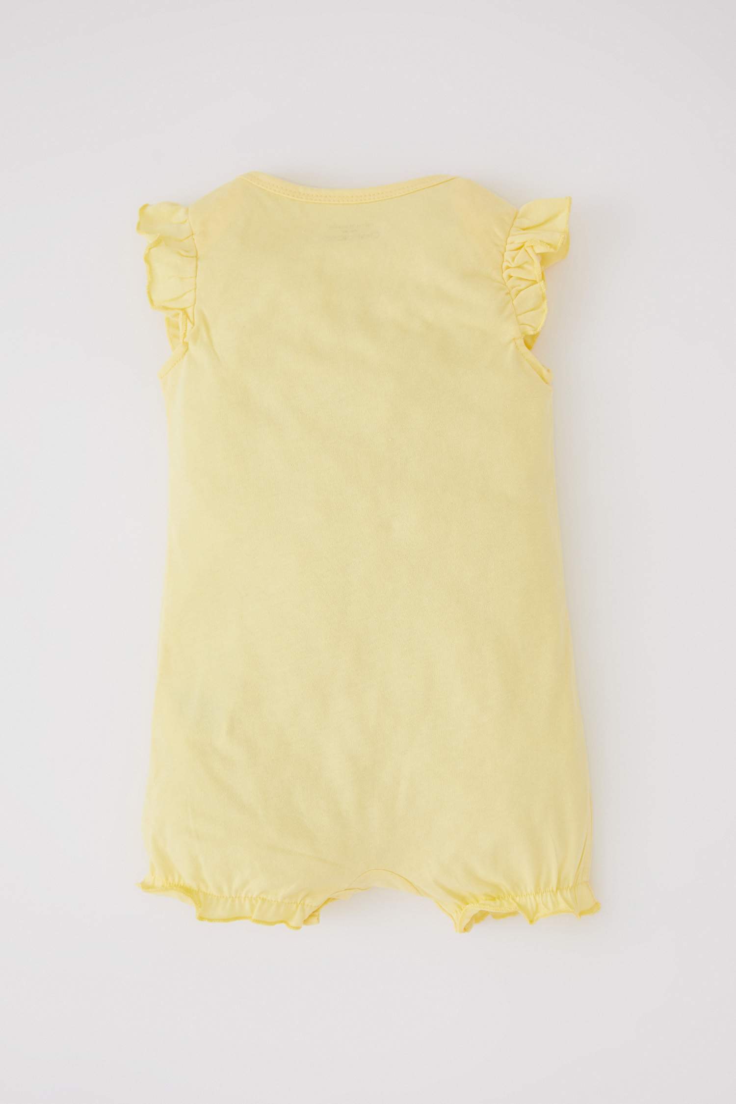 Комбинезон с принтом-слоганом на кнопках из ткани суприм для малышей девочек