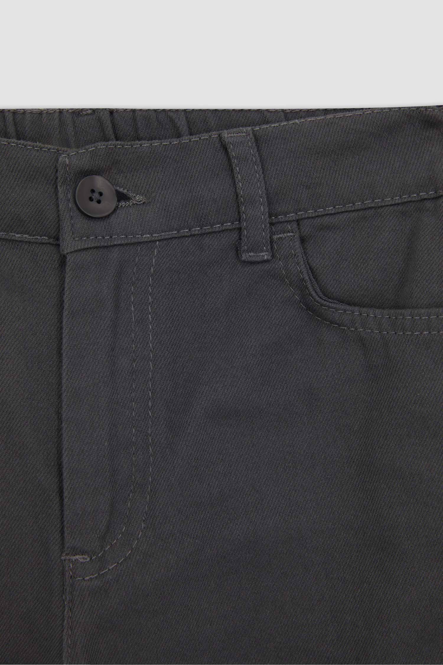 Girl Wide Leg Cotton Cargo Pants