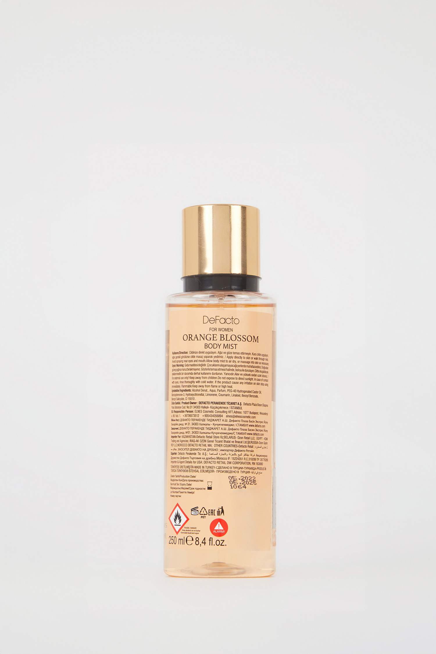 Kadın Body Mıst Orange Blossom Meyvemsi 250 ml Vücut Spreyi