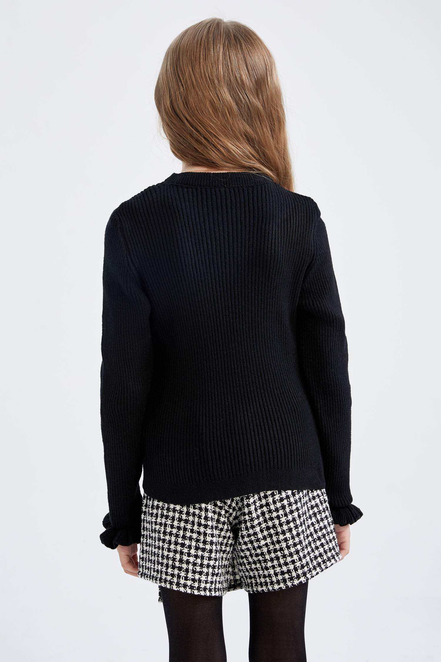 Қыздарға қалыпты пішім Пулловер