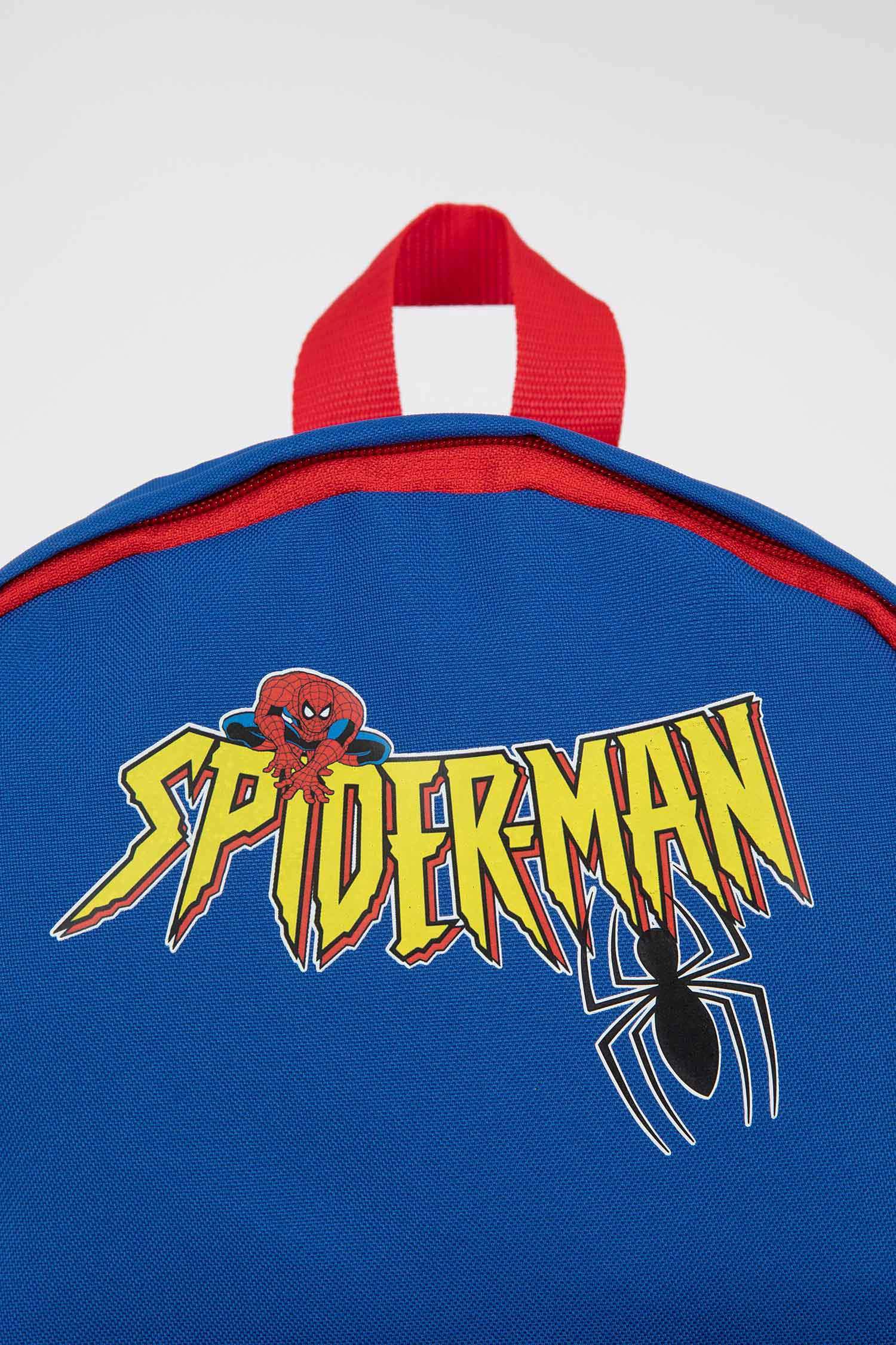 Defacto Erkek Çocuk Spiderman Lisanslı Kendi Kendini Onaran Su Tutmayan Kumaş Sırt Çantası. 4