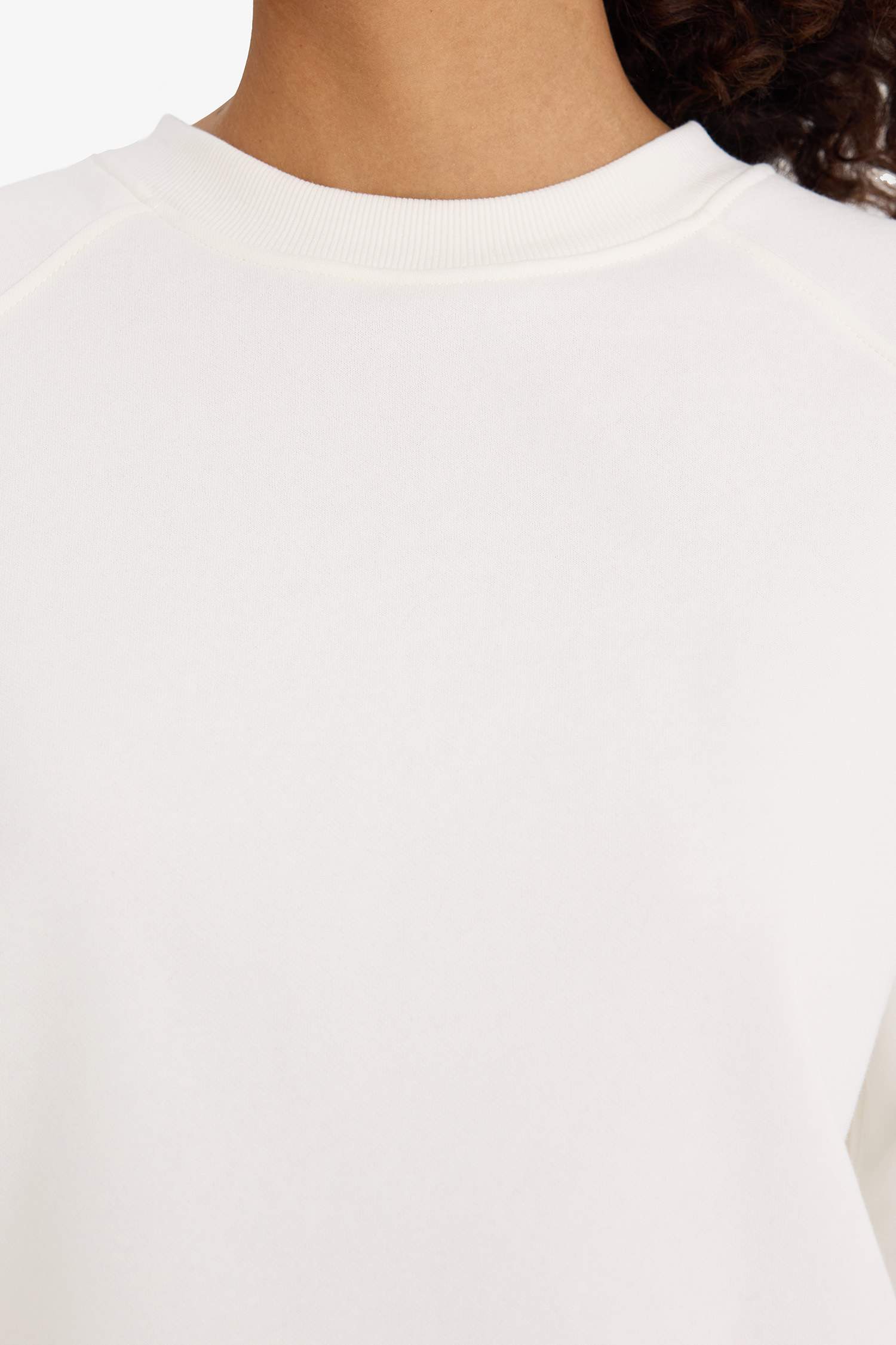 Оверсайз, свободный покрой, круглый вырез, базовая, простая толстая толстовка