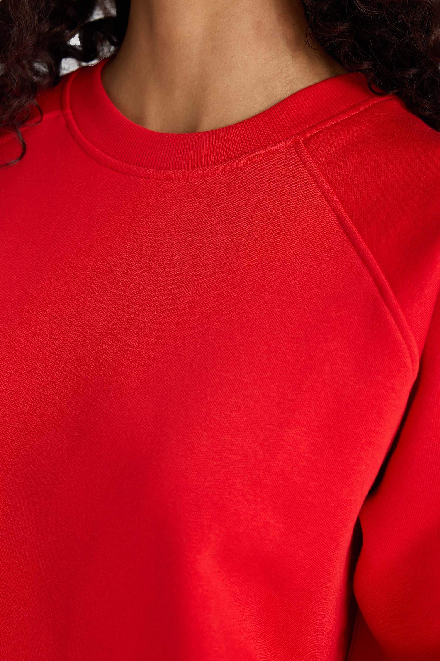 Oversize Fit Basic Sweatshirt