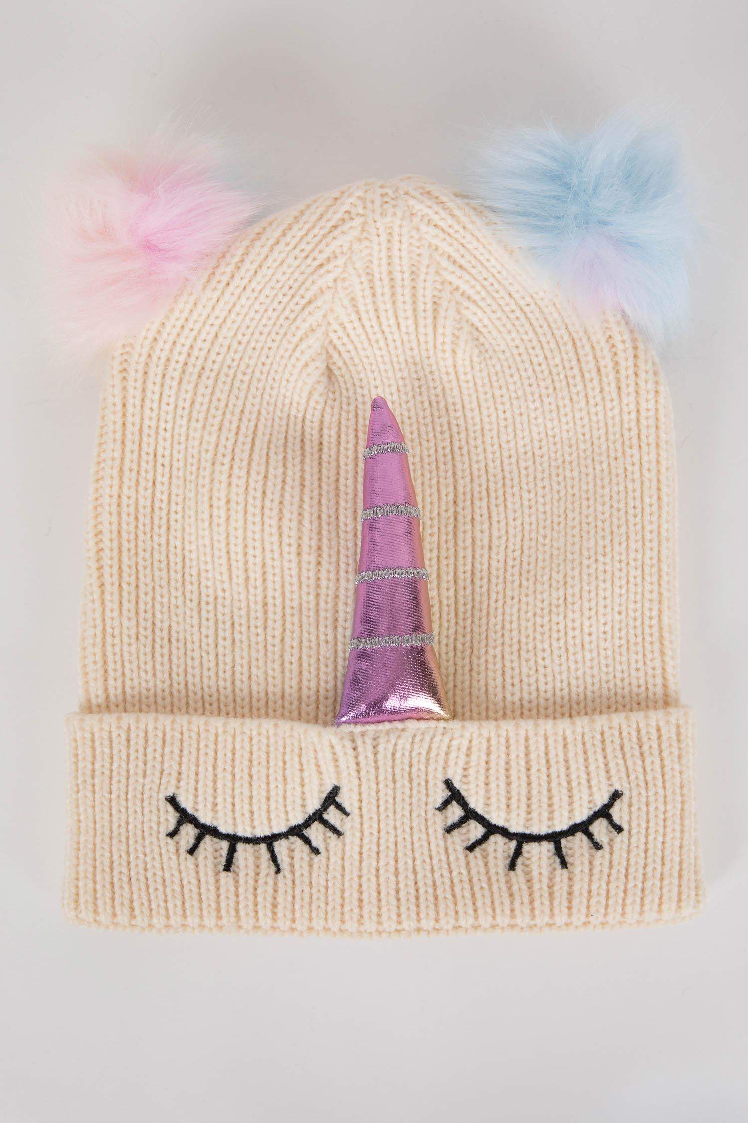 Kız Çocuk Ponponlu Bere