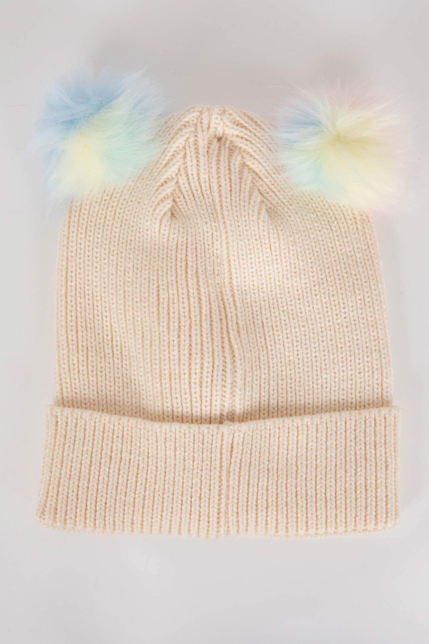 Kız Çocuk Ponponlu Bere