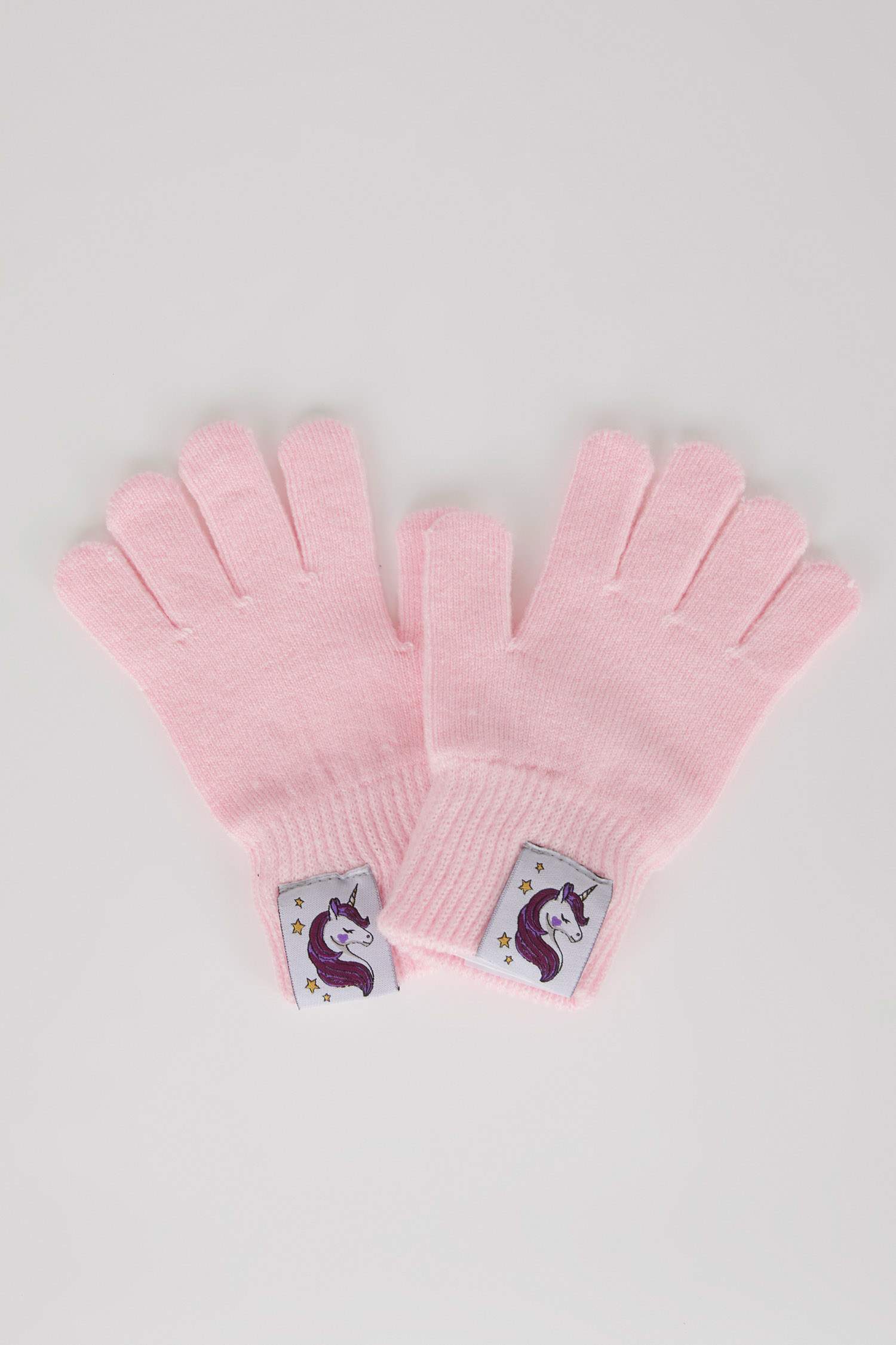 pink childrens gloves