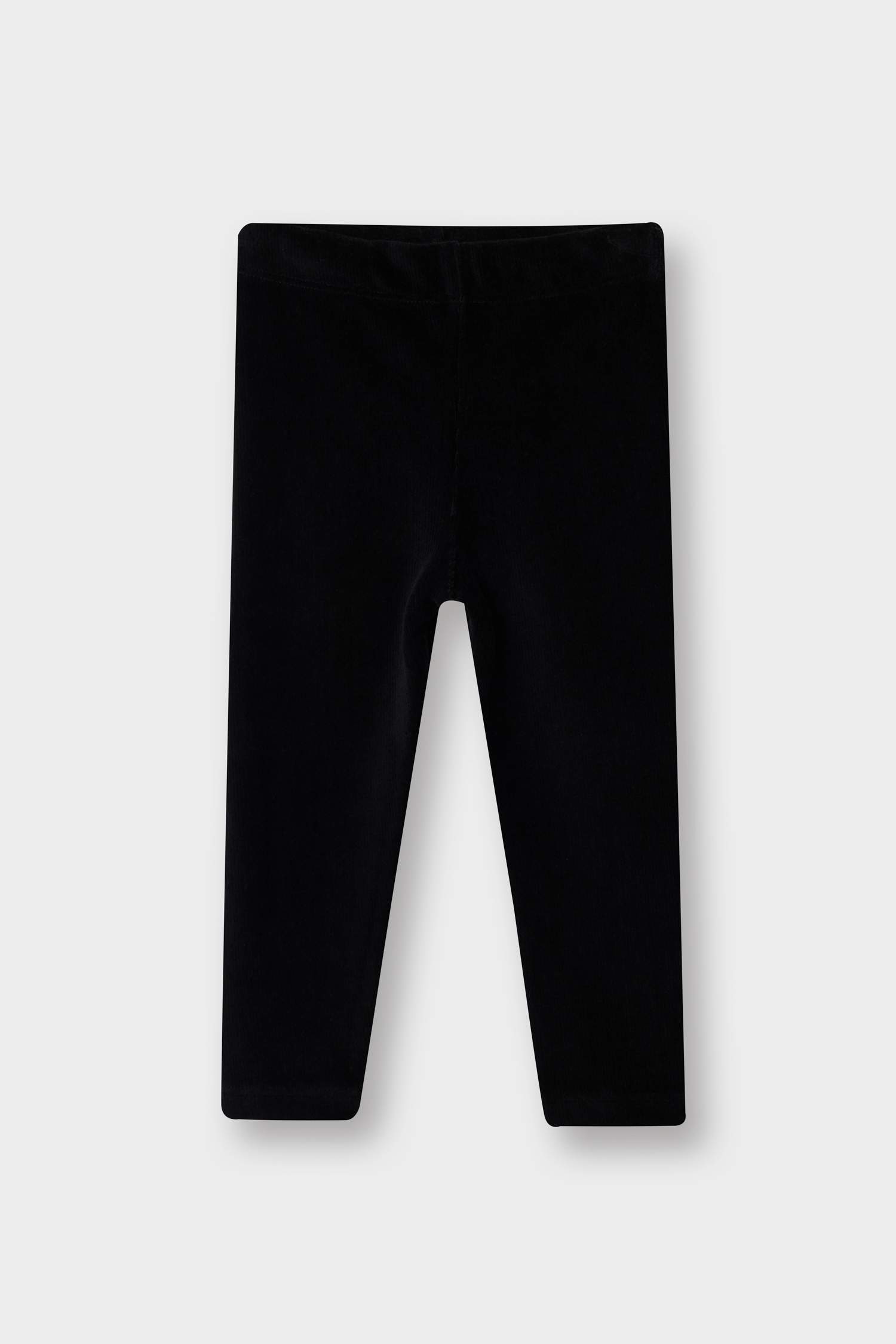 سروال ضيق قصة عادية مخمل مضلع بساق مطاطي