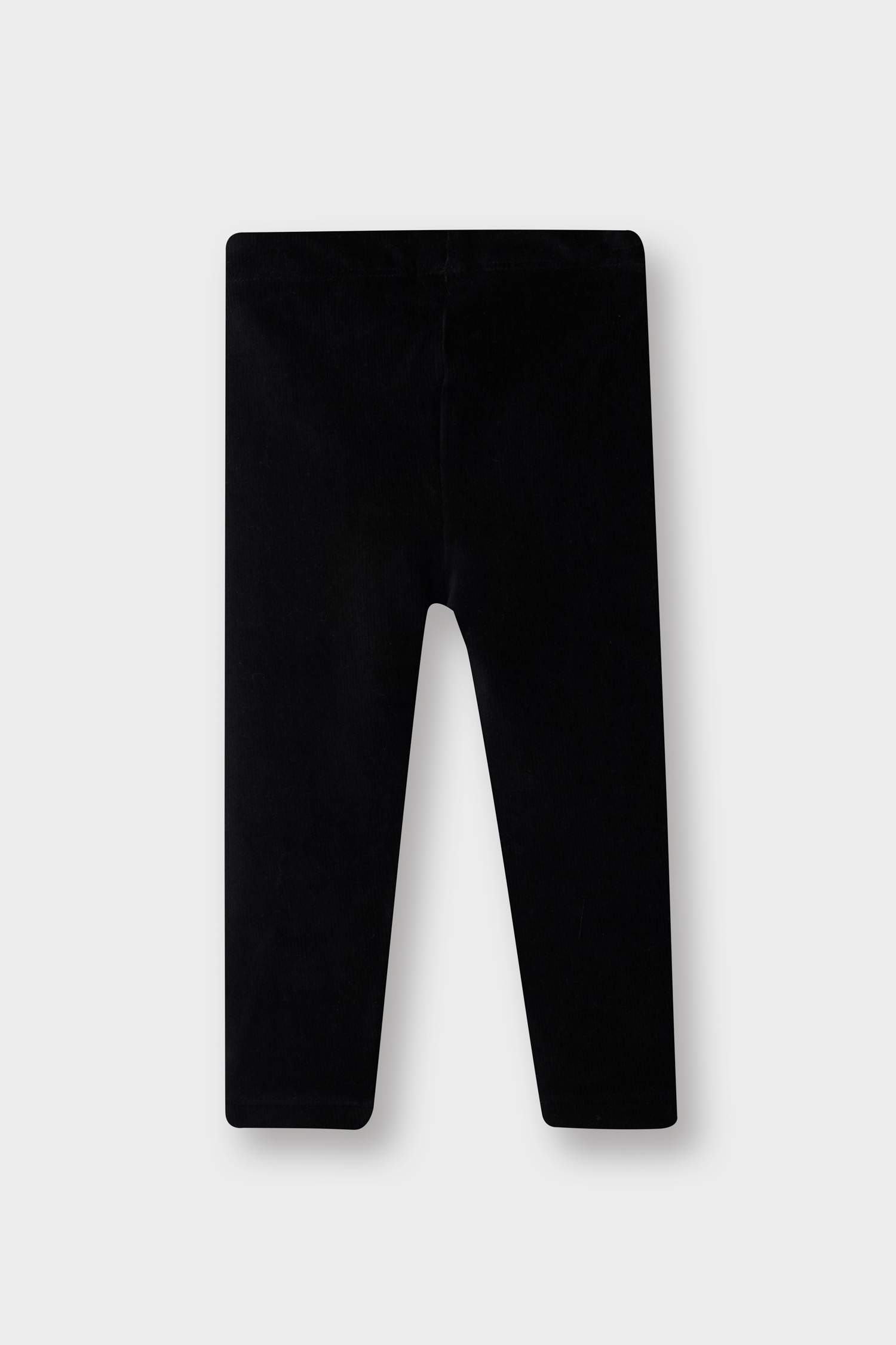 سروال ضيق قصة عادية مخمل مضلع بساق مطاطي